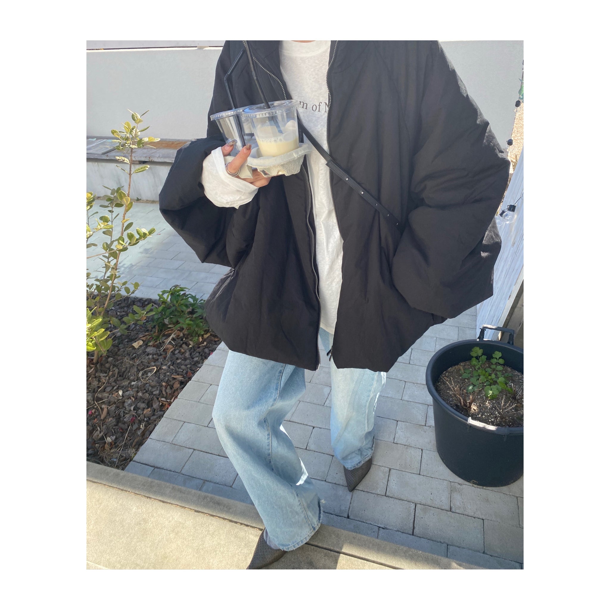 flare ball downjacket