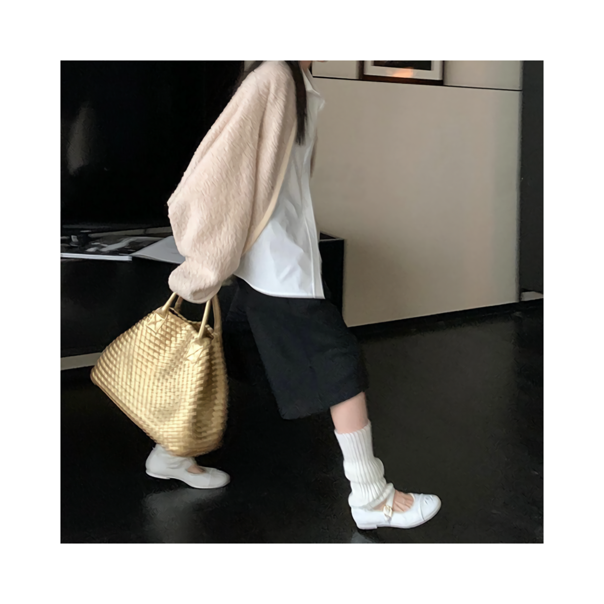 wool short outcardigan