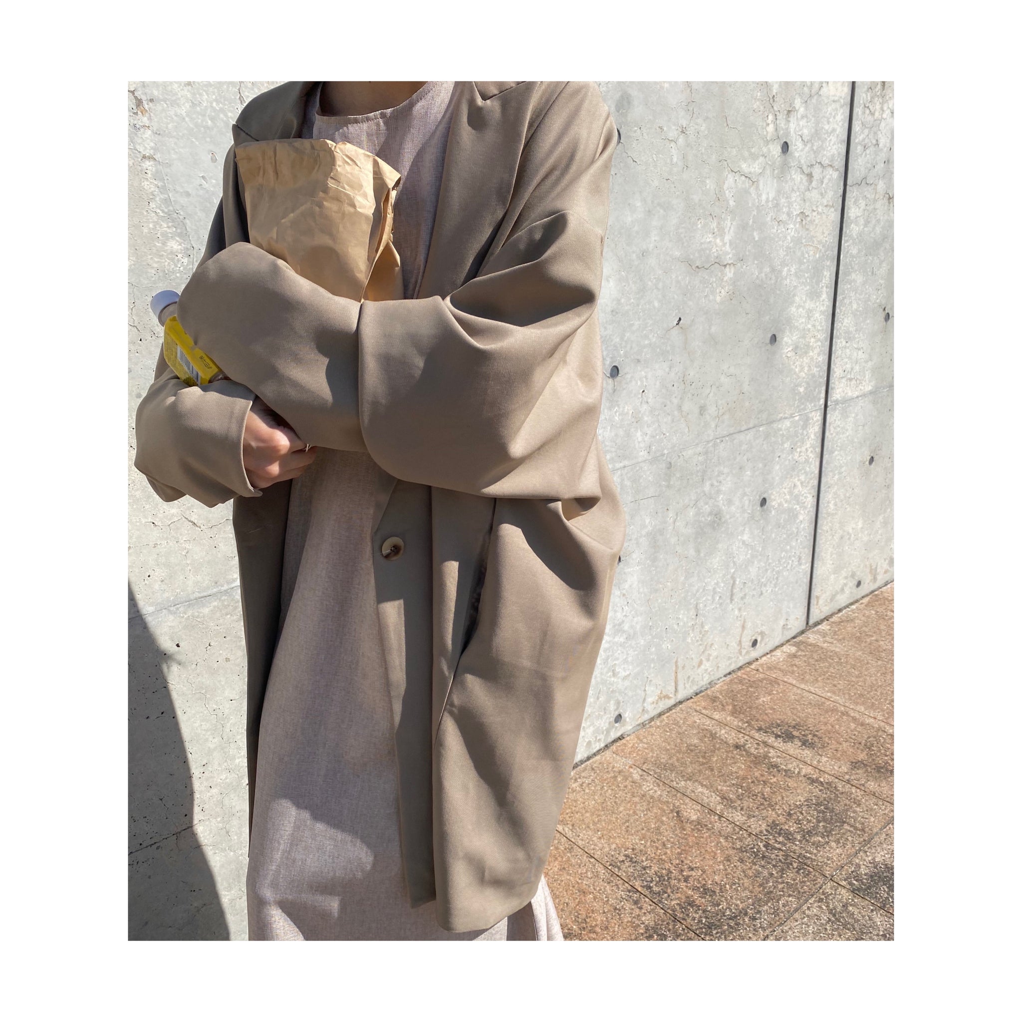 linen long ONE PIECE