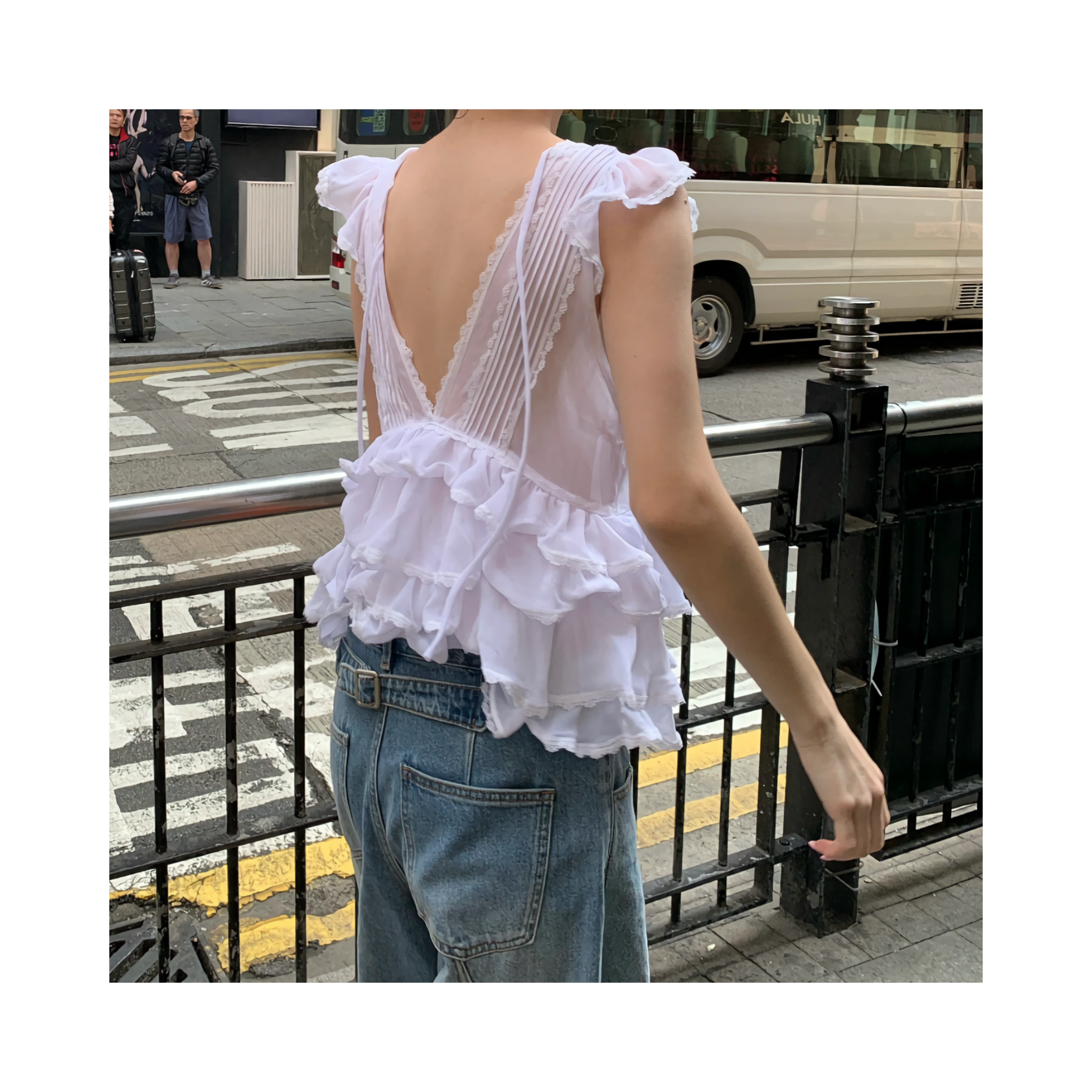 Tiered Ruffle blouse