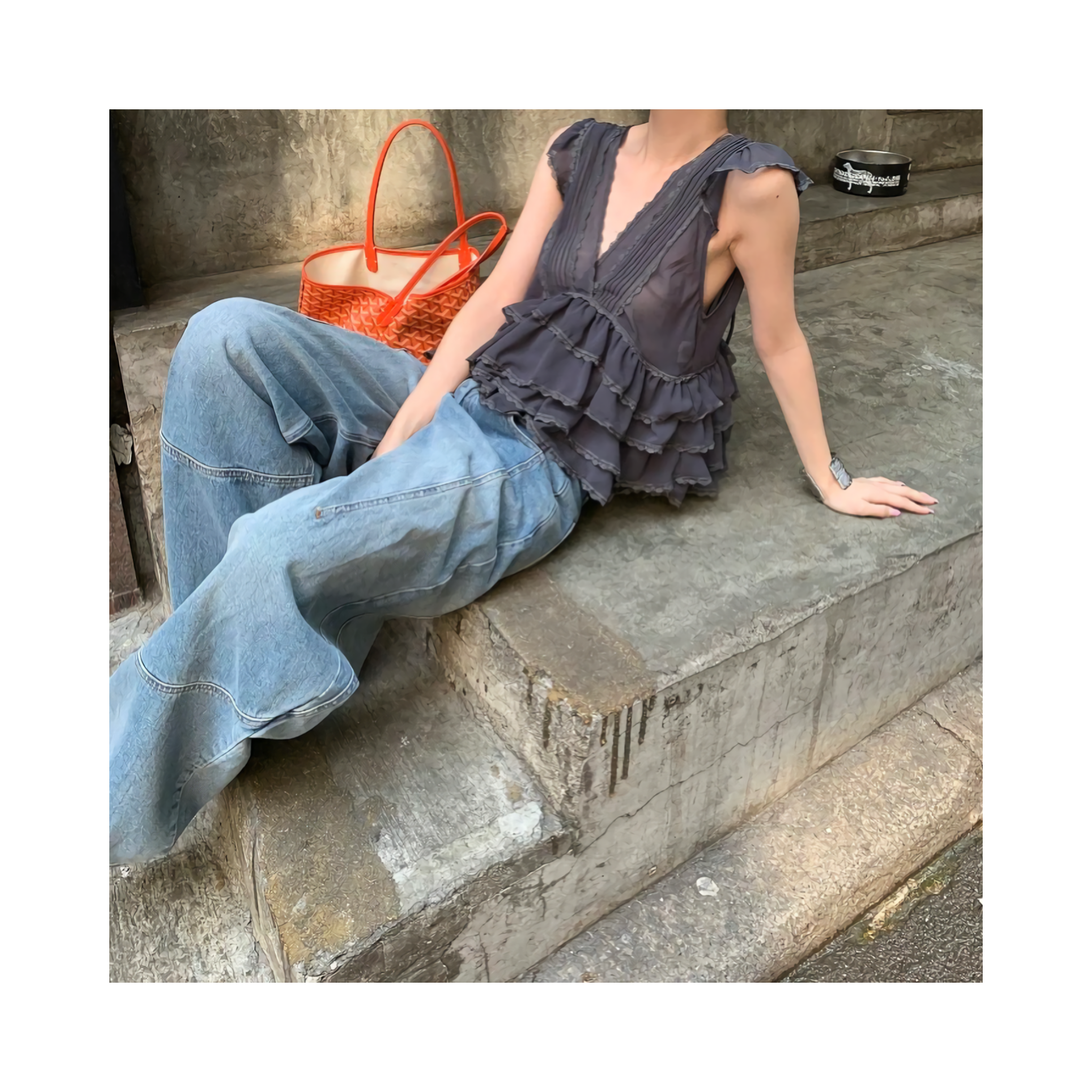 Tiered Ruffle blouse