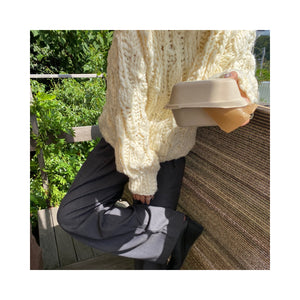 volume handmade cardigan