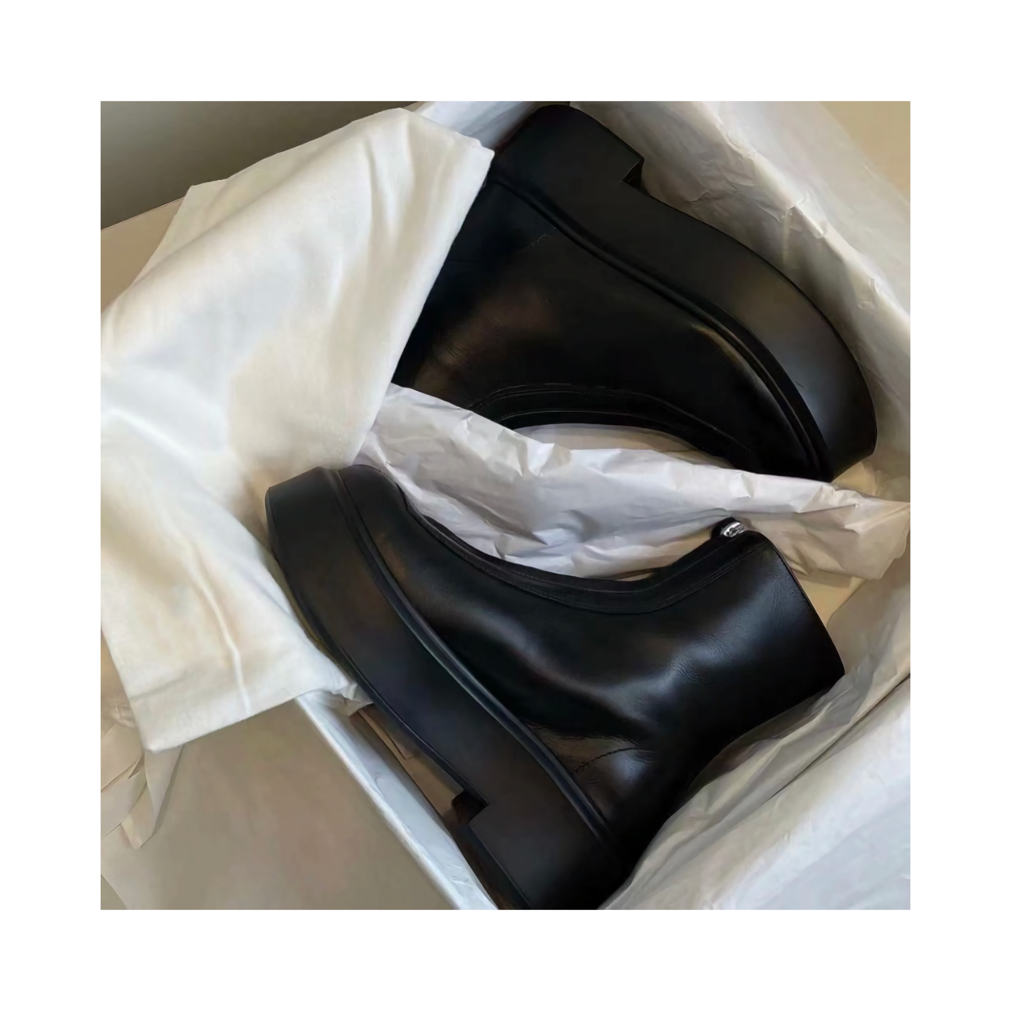 realleatherzip boots