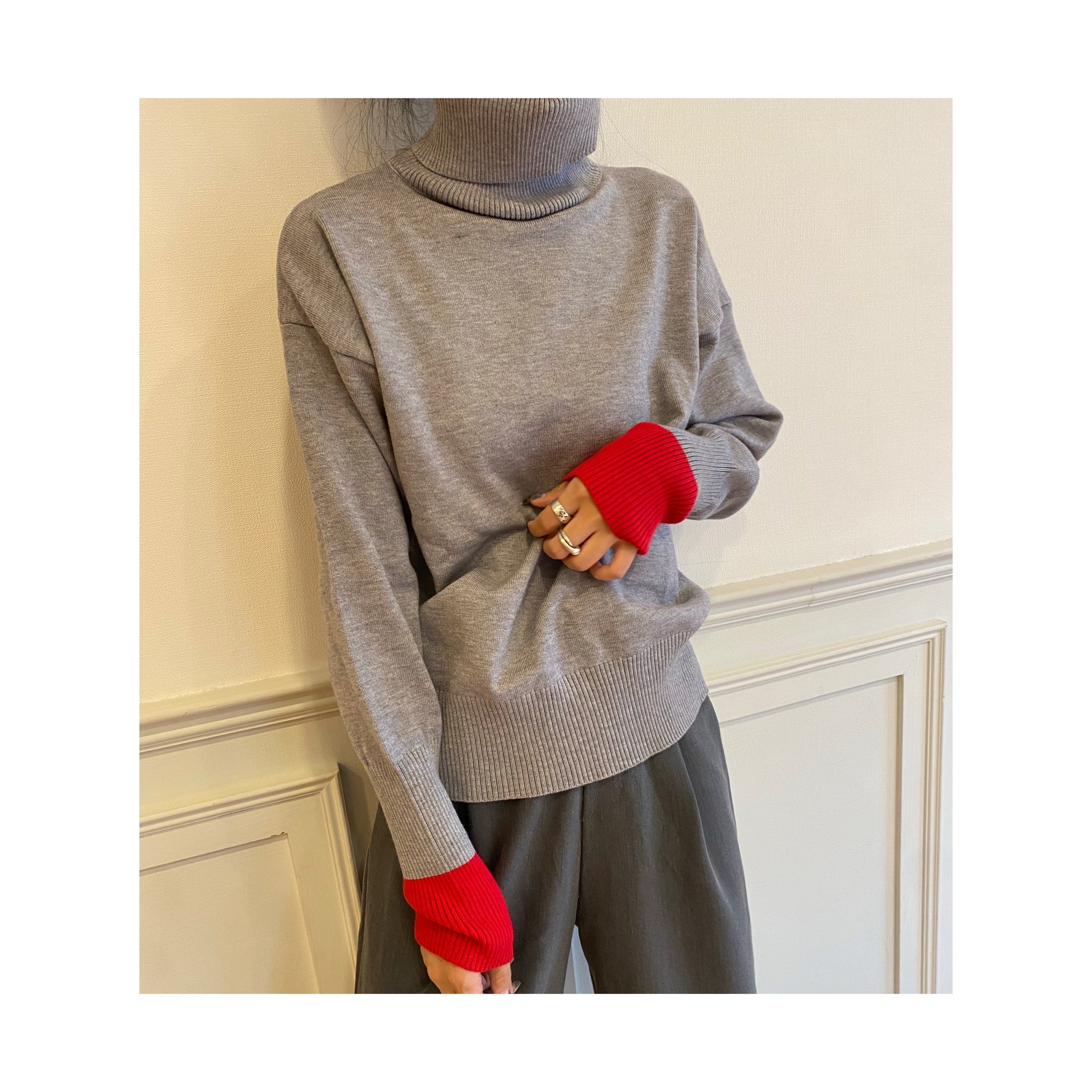 turtle pointcolorknit