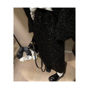 glitter knitskirt