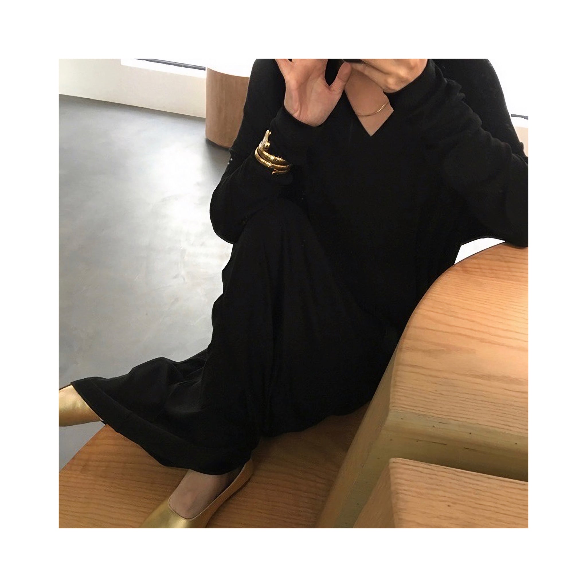 Vneck loose ONE PIECE