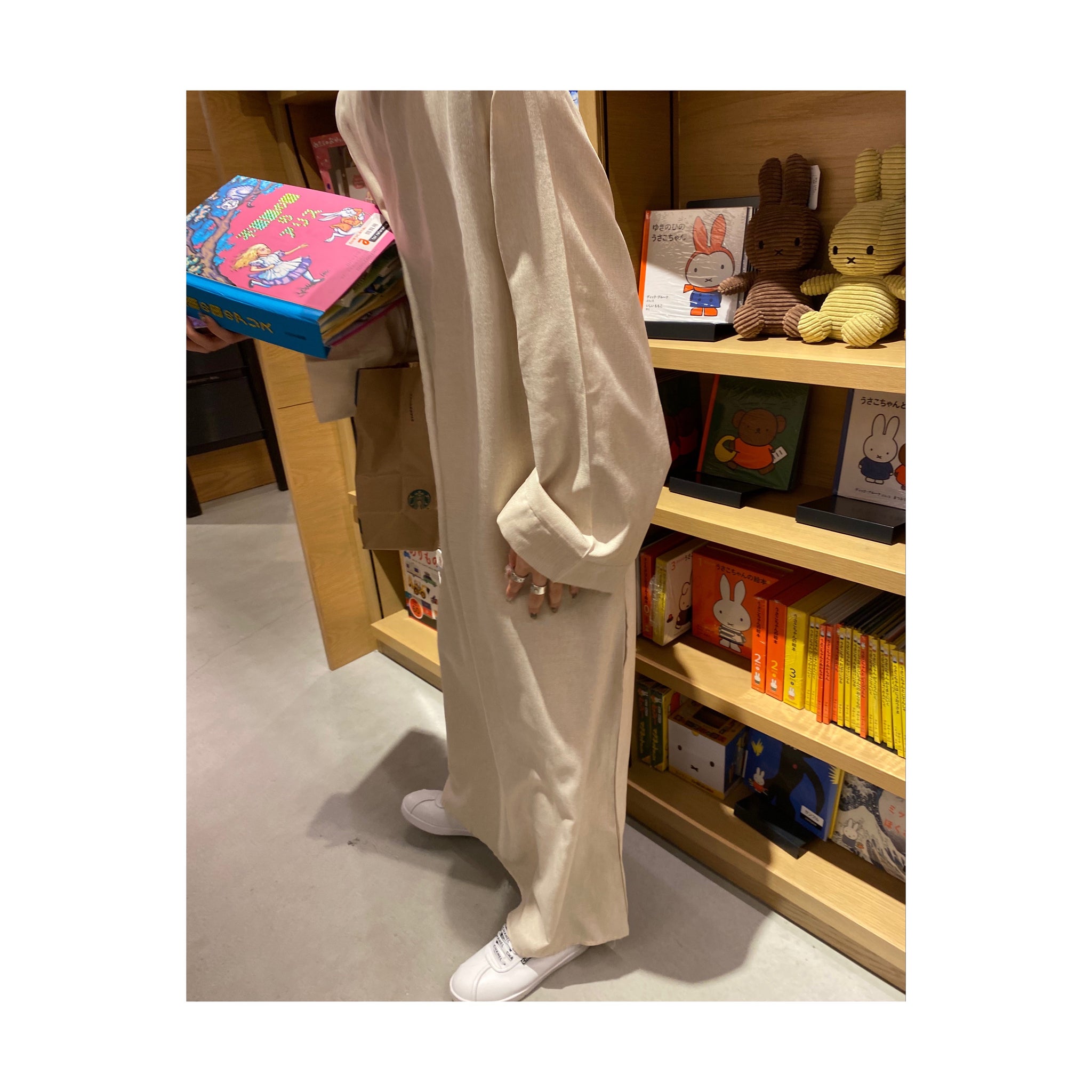 linen long ONE PIECE