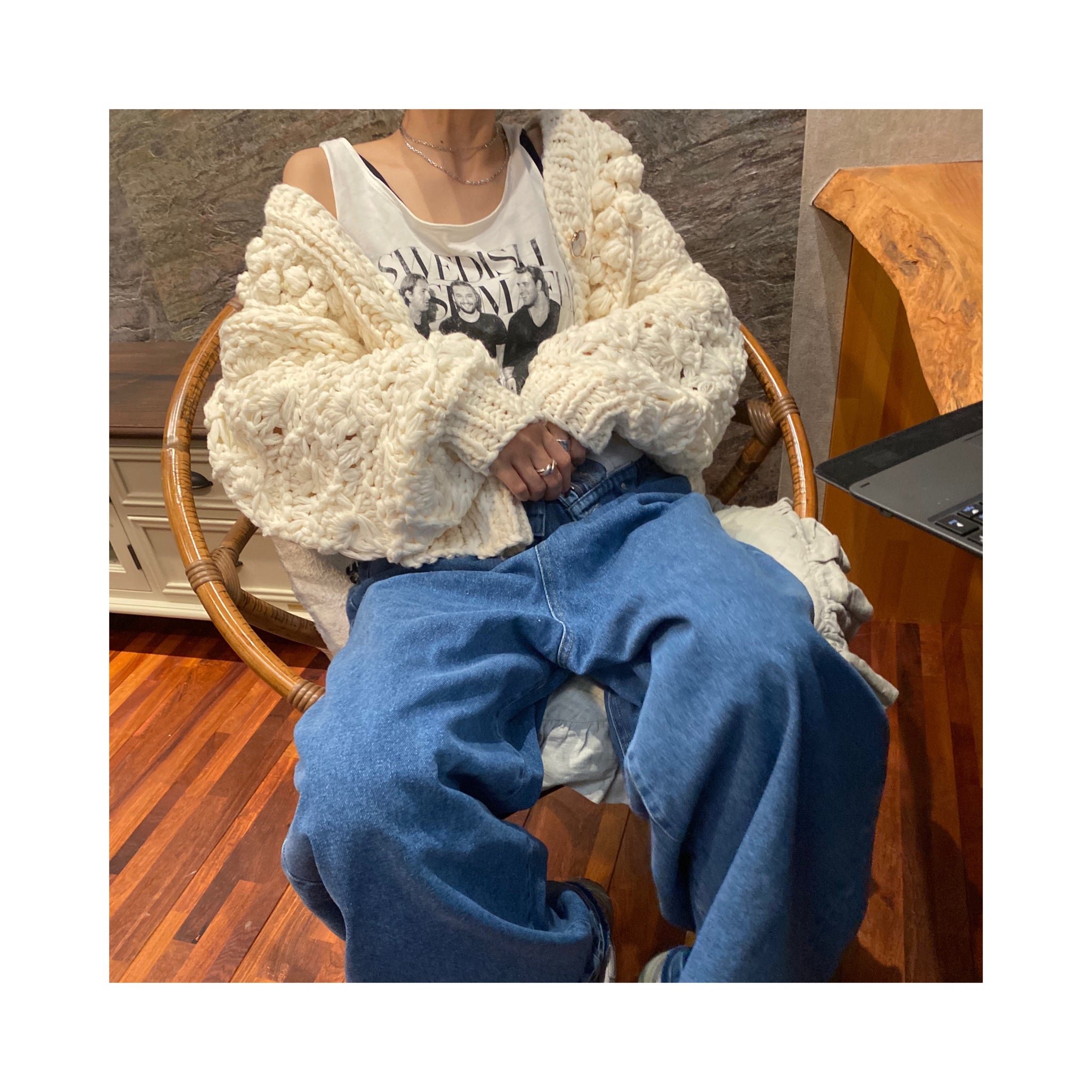 handmade cabcardigan