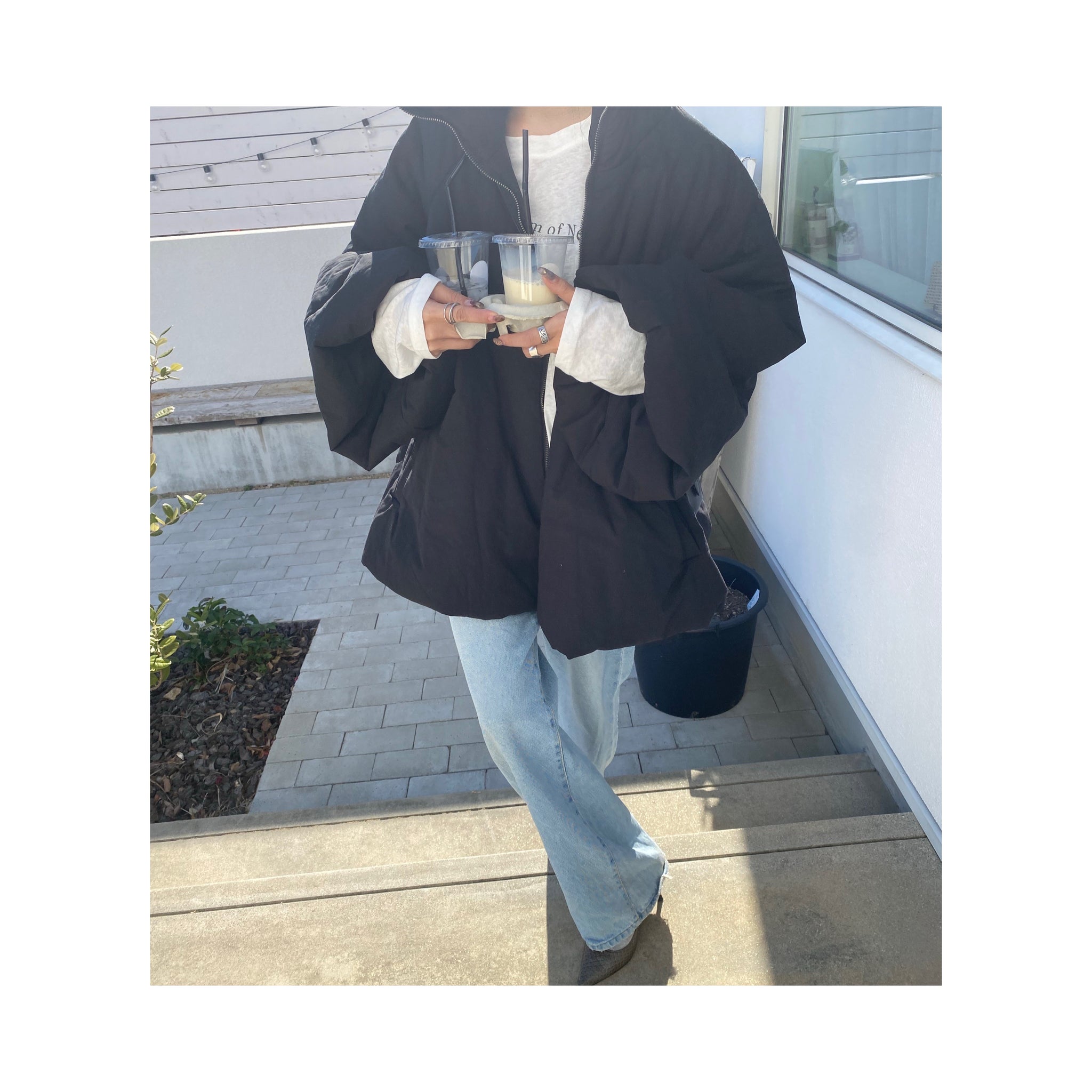 flare ball downjacket