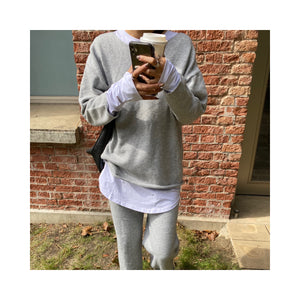 gray knitsetup