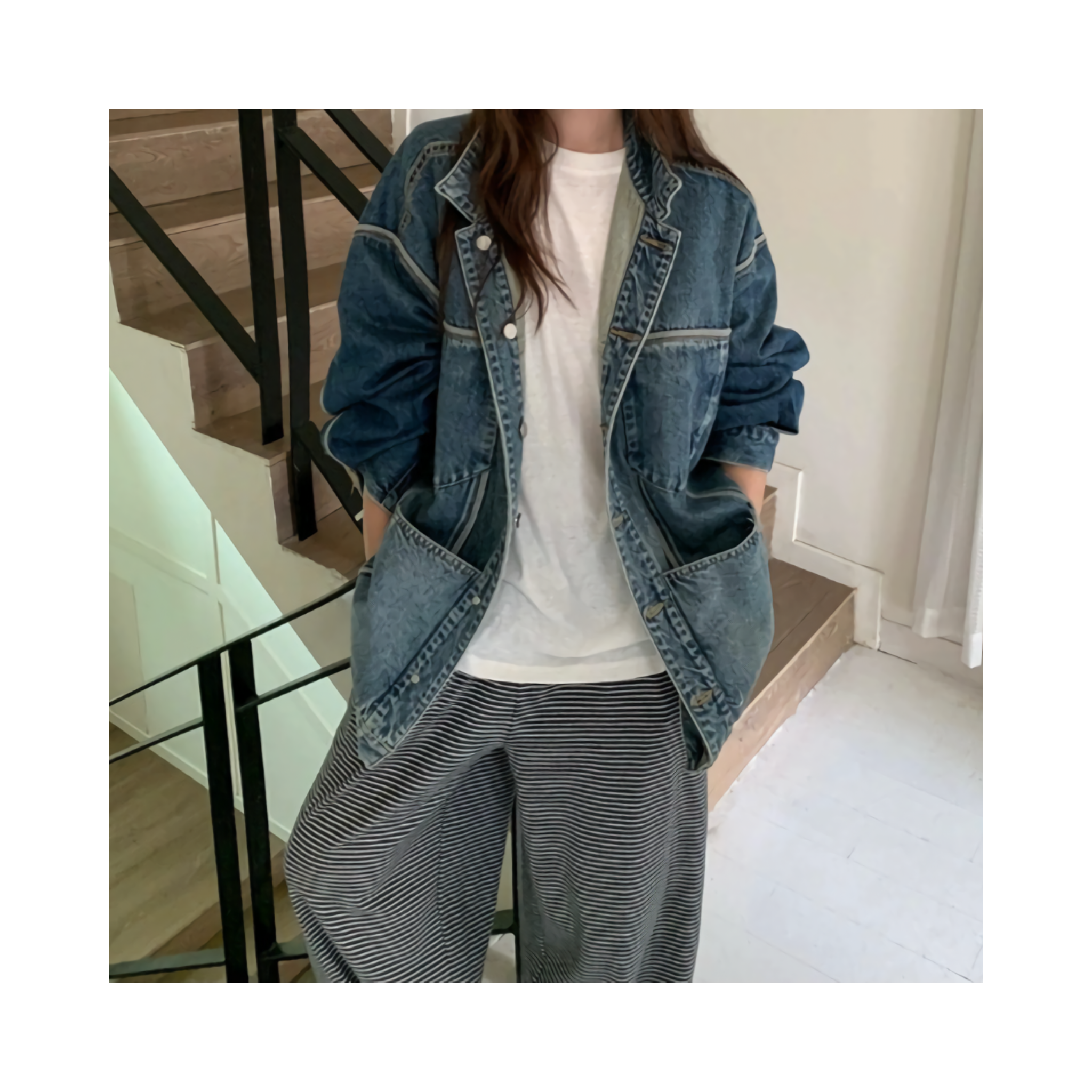 reversible denimjacket