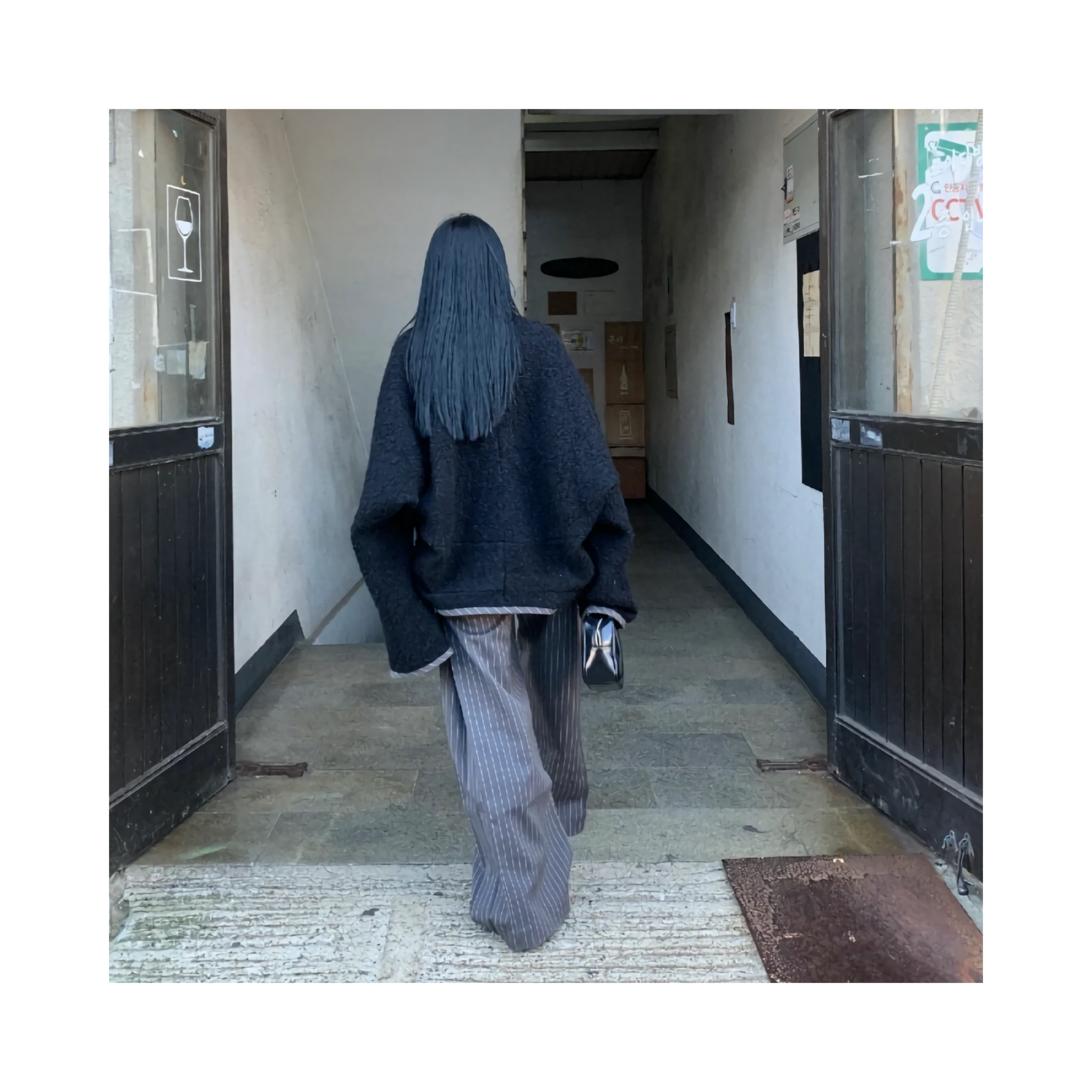 wool short outcardigan