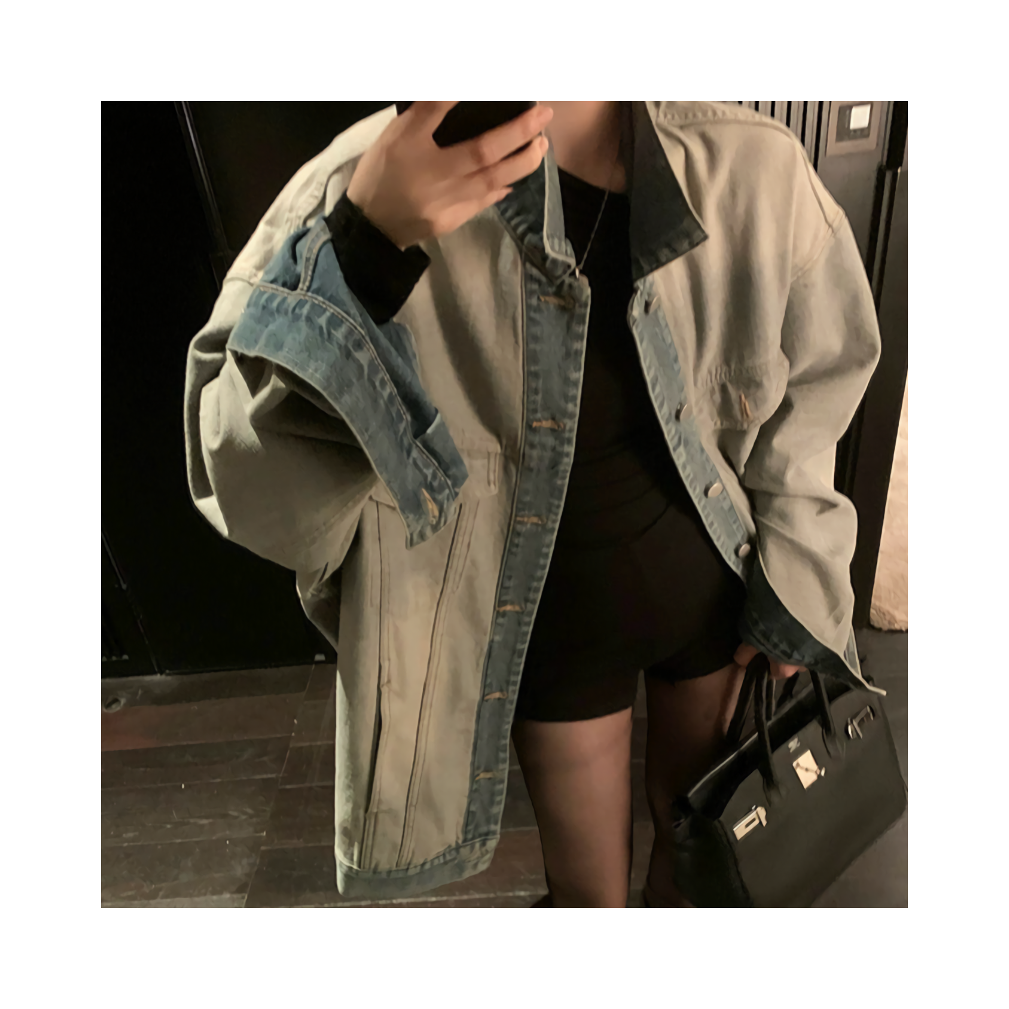 reversible denimjacket