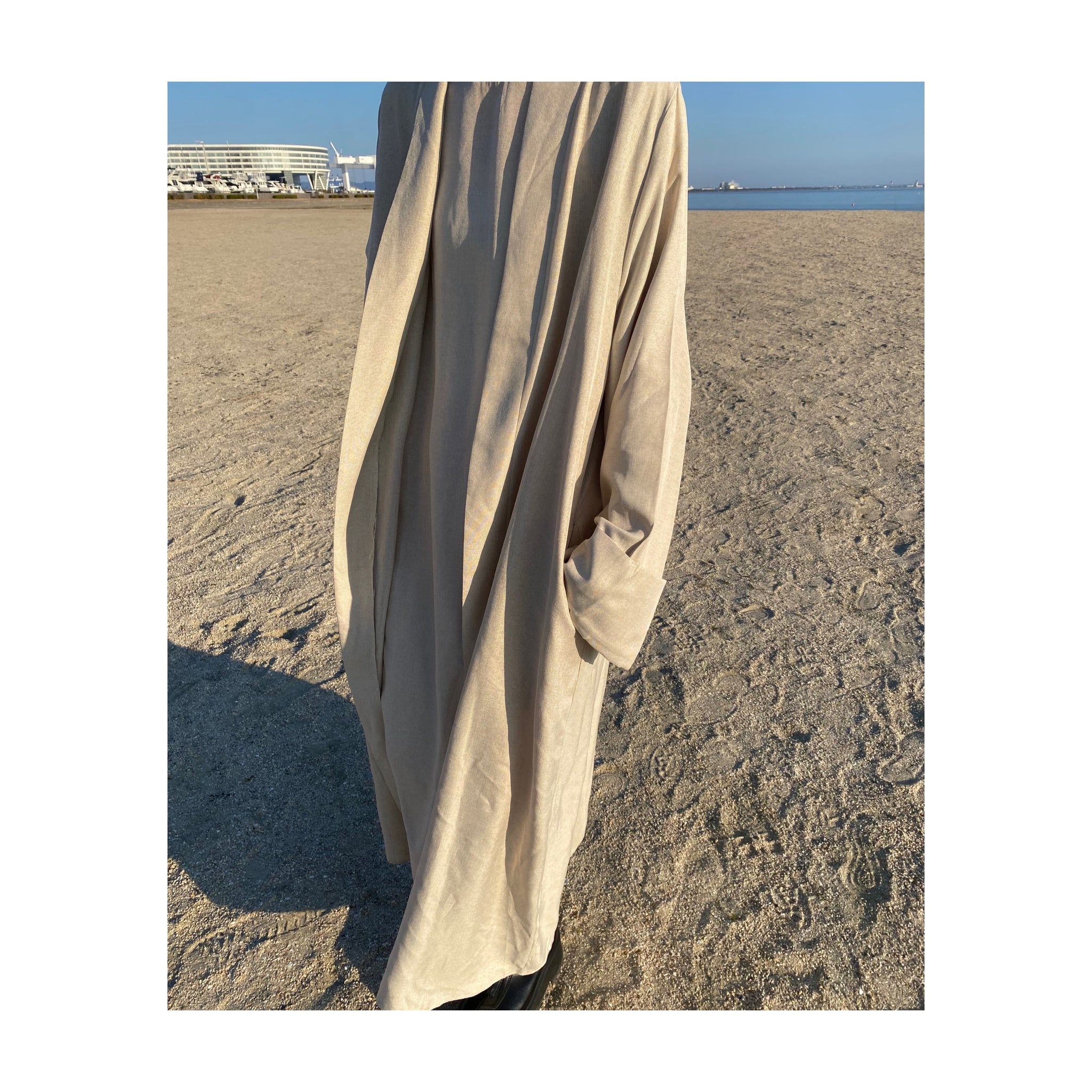 linen long ONE PIECE