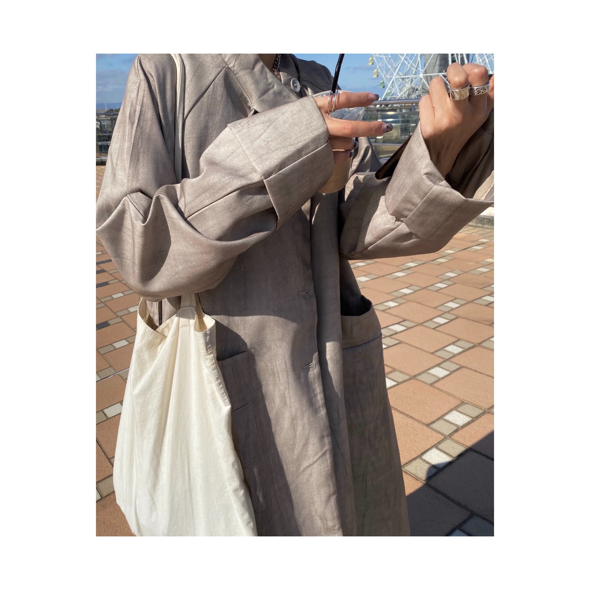 long linen oatcoat