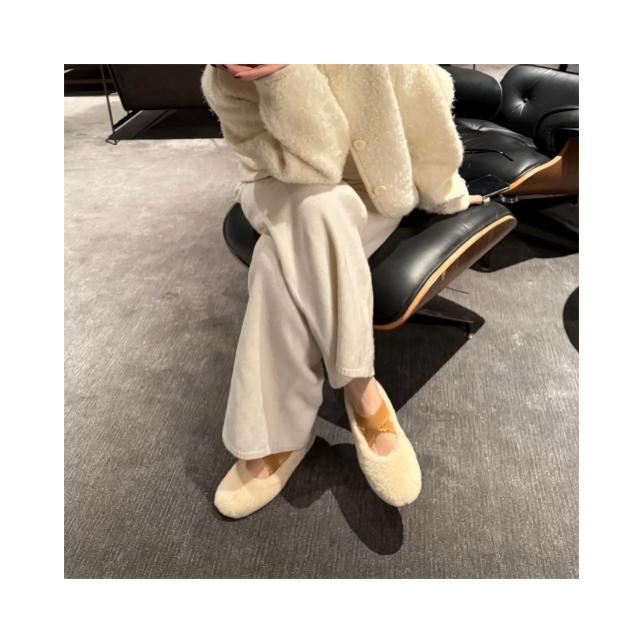 wool short outcardigan