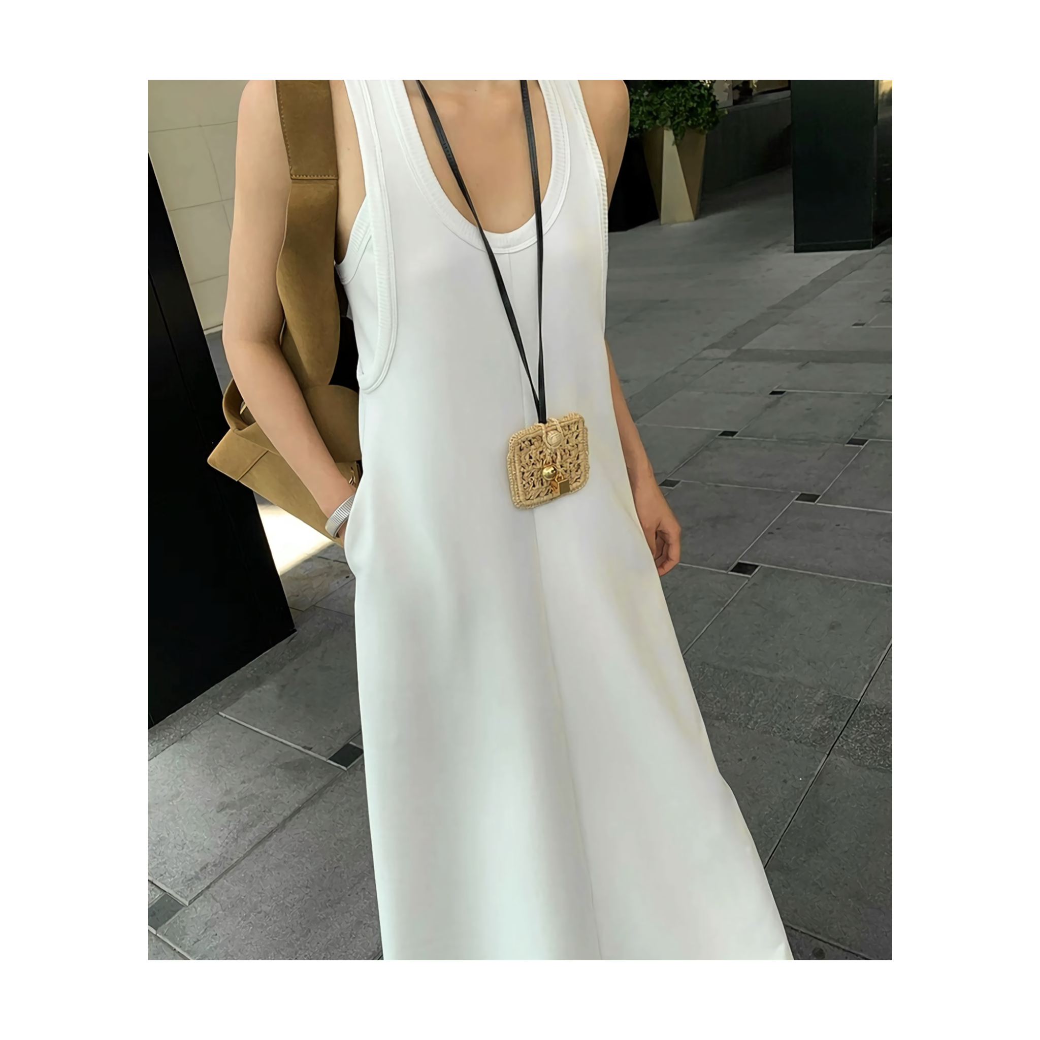 cotton long onepiece