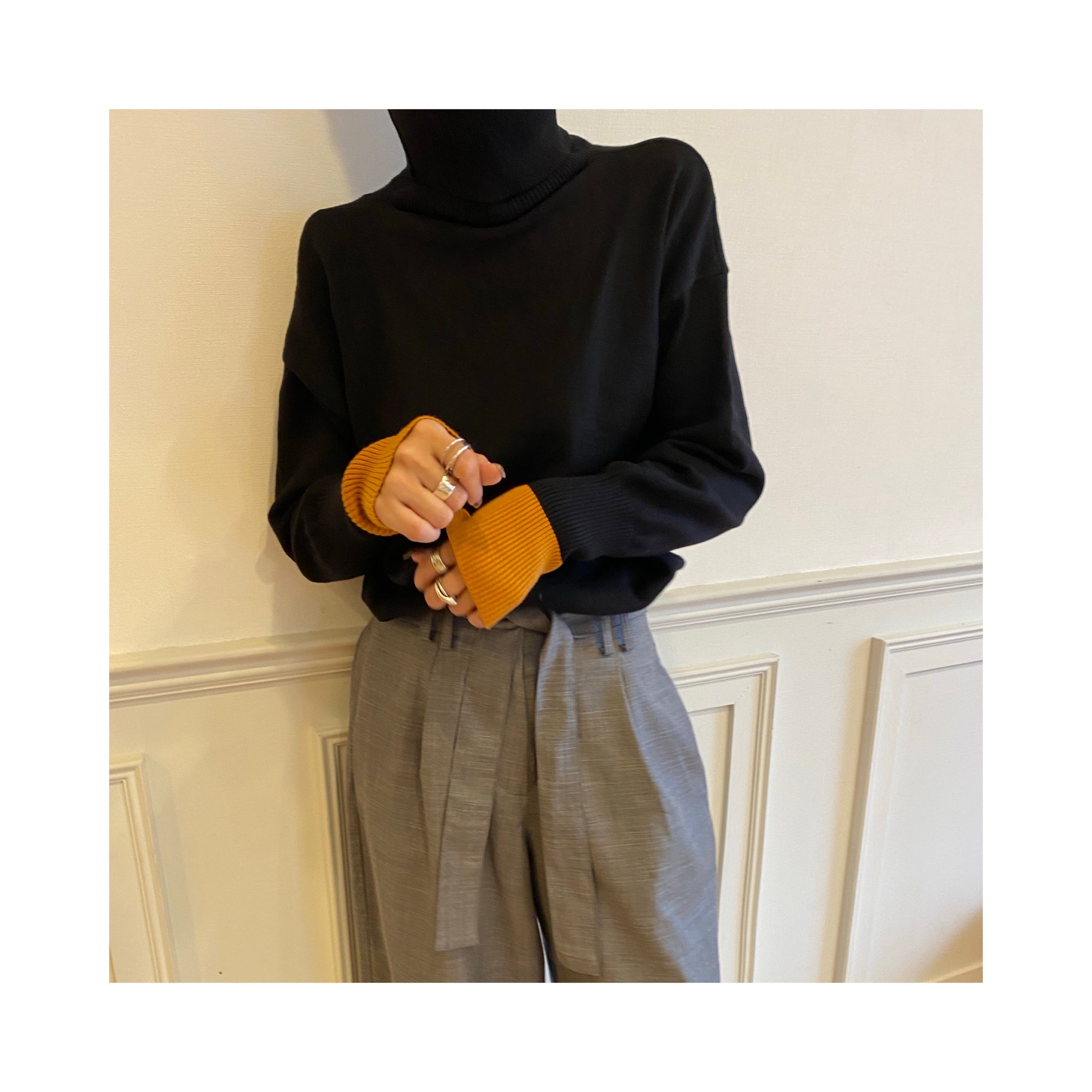 turtle pointcolorknit