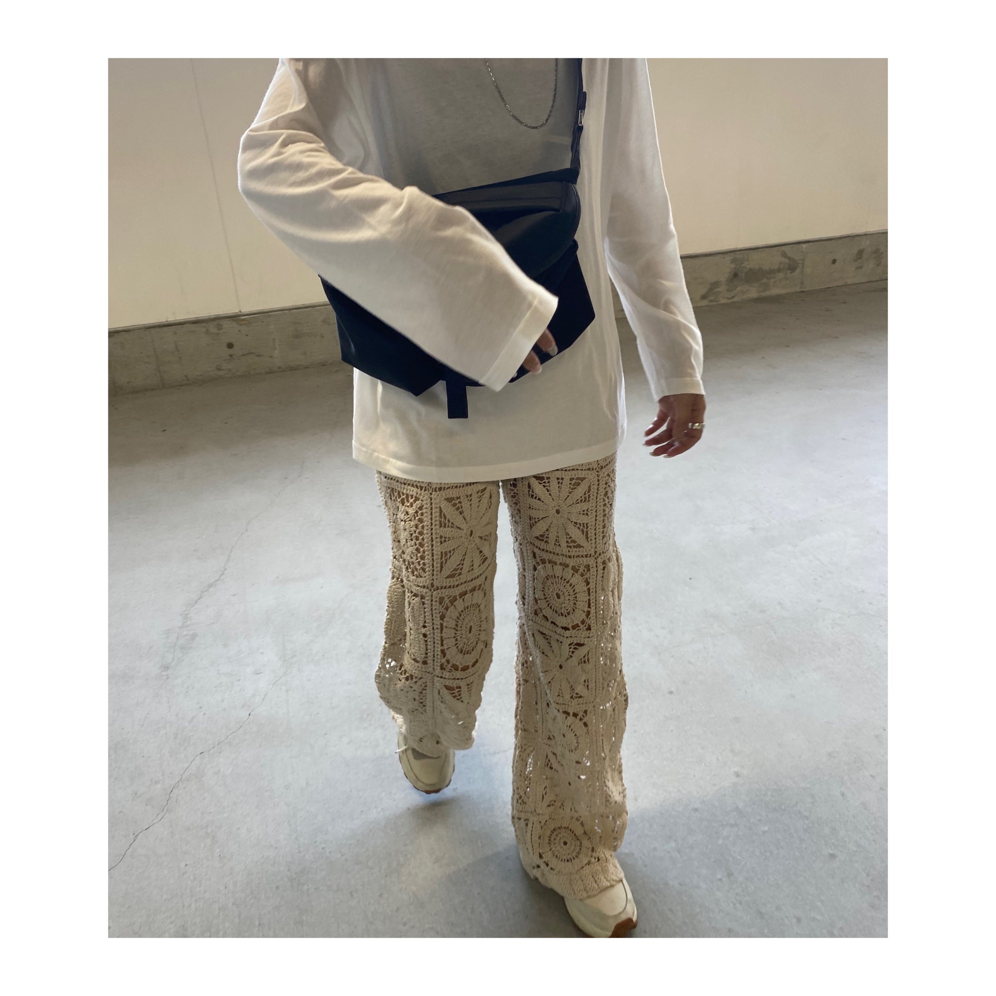 vintage flowernetpants