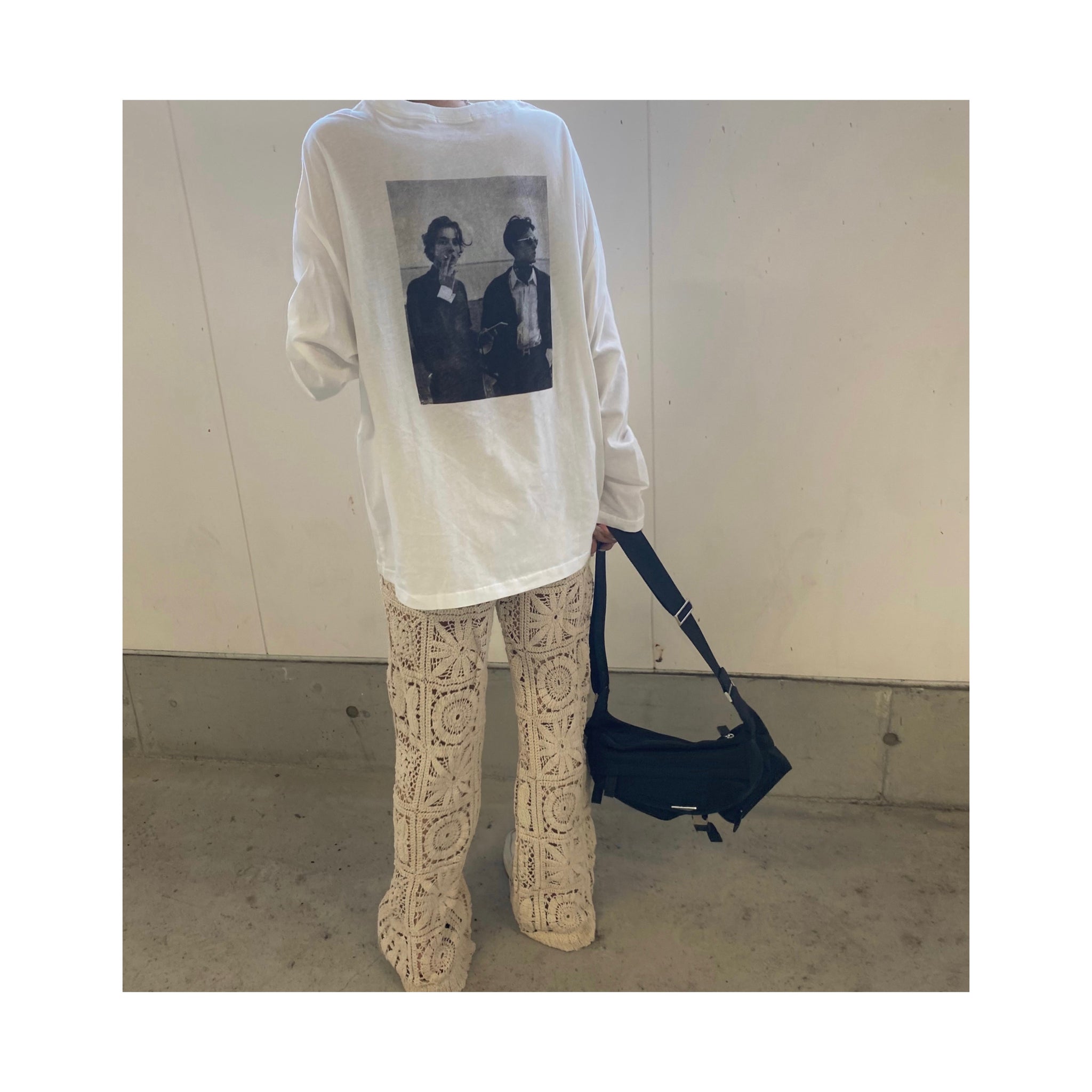 vintage flowernetpants