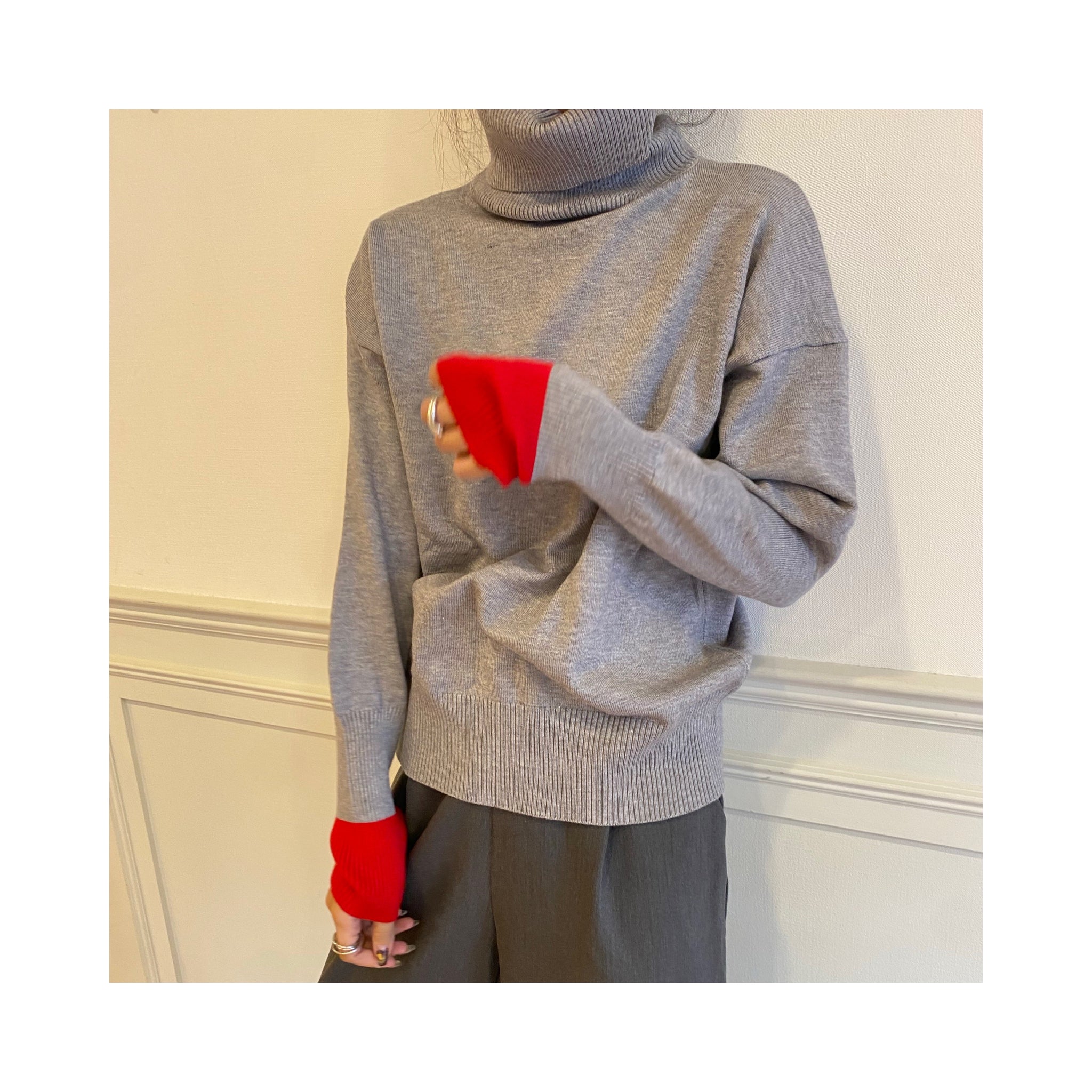 turtle pointcolorknit