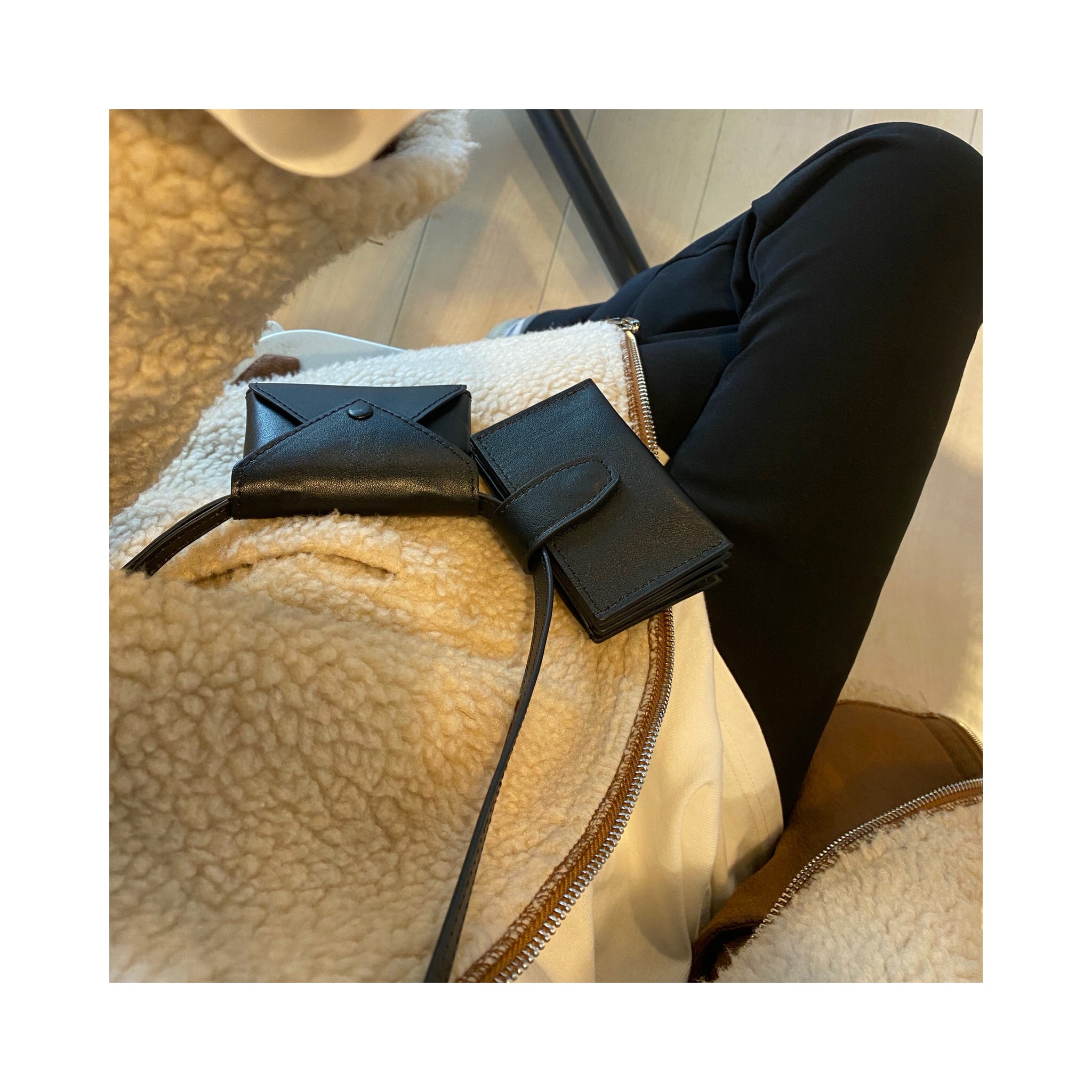 realleathercard wallet set