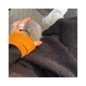 glitter knitskirt
