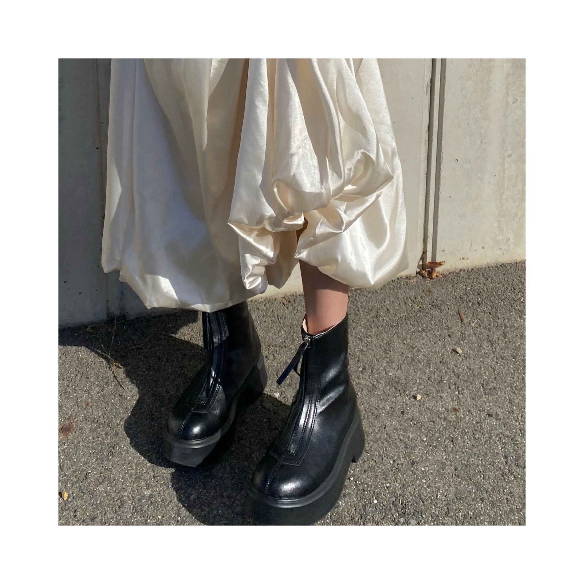 realleatherzip boots