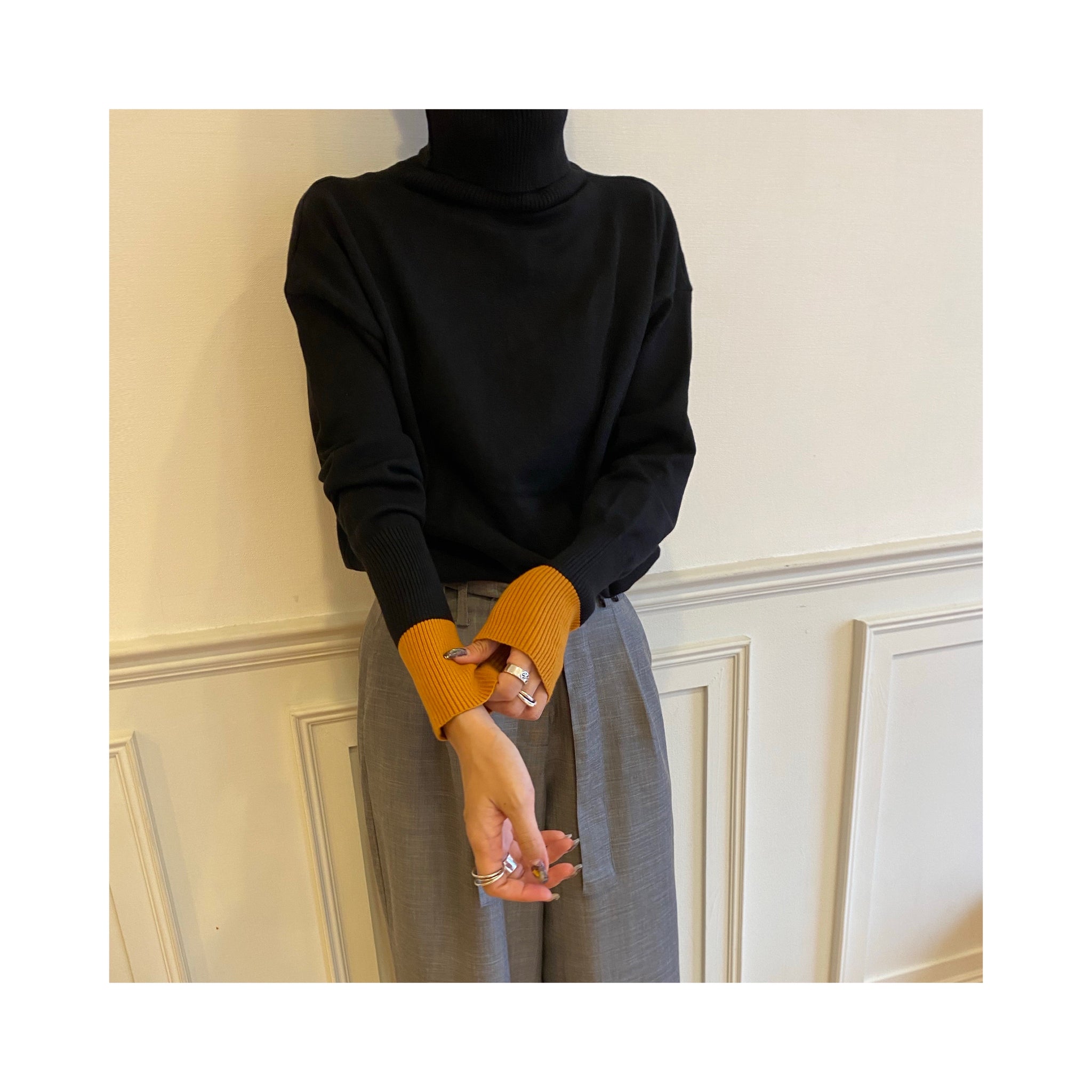 turtle pointcolorknit