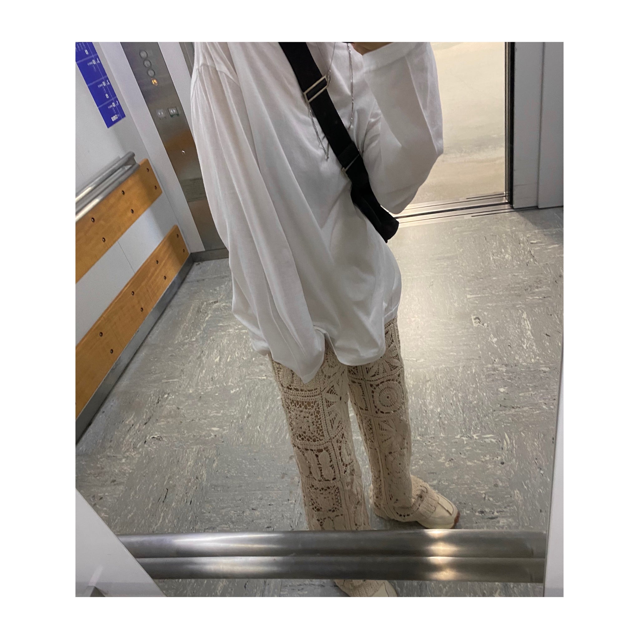 vintage flowernetpants