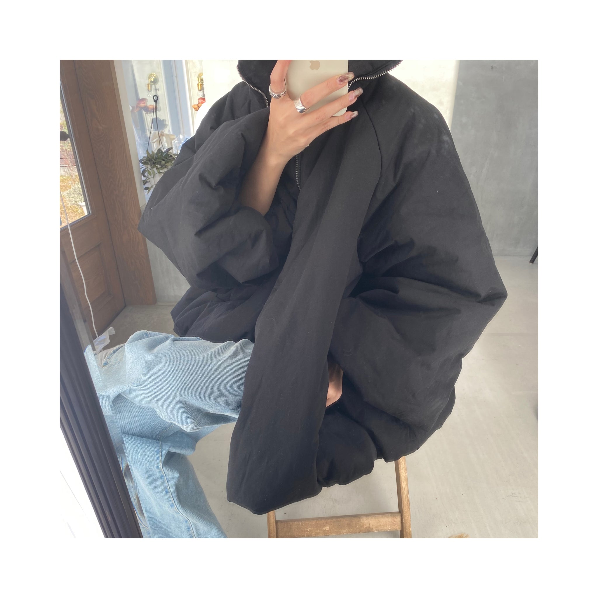 flare ball downjacket