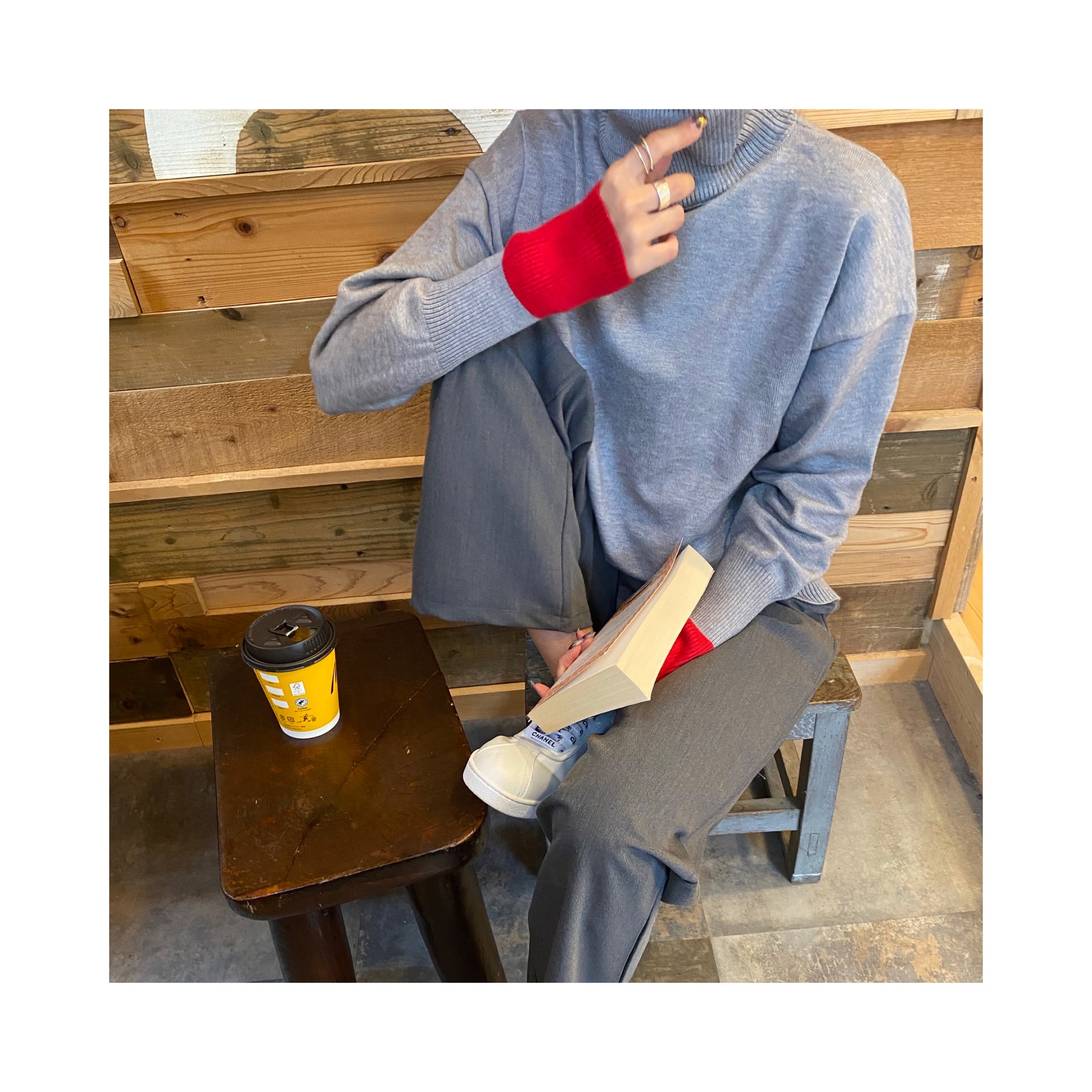 turtle pointcolorknit