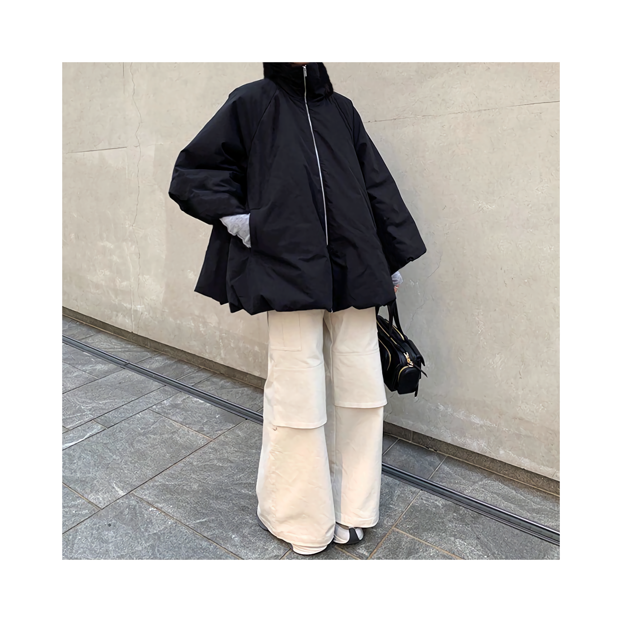 flare ball downjacket