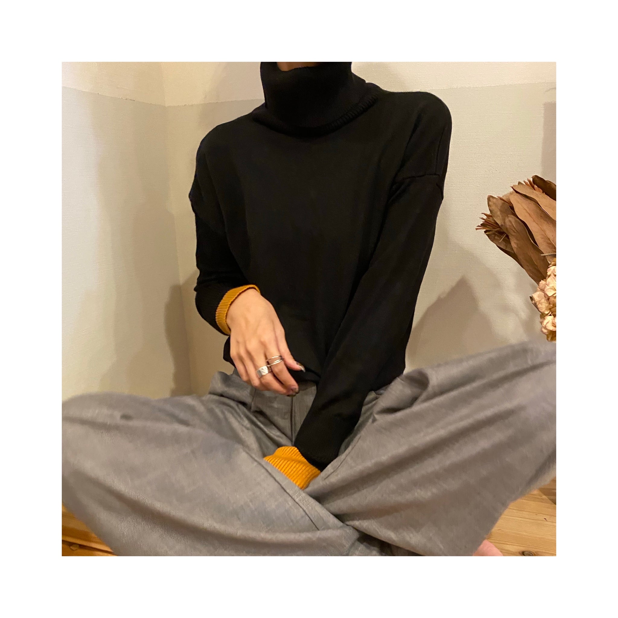 turtle pointcolorknit