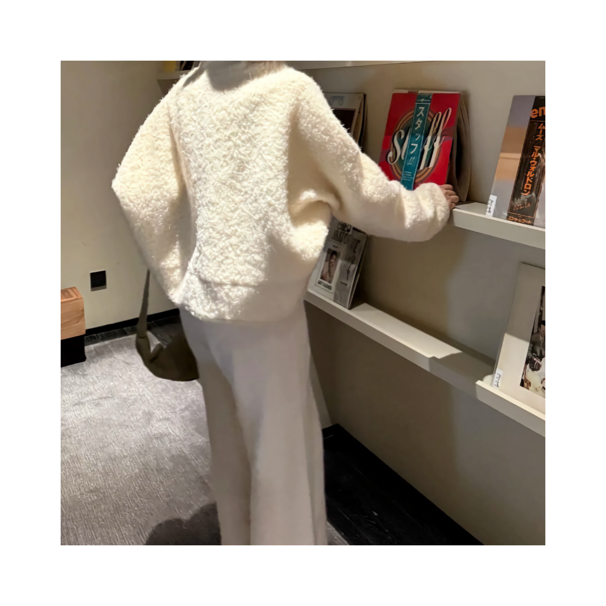 wool short outcardigan