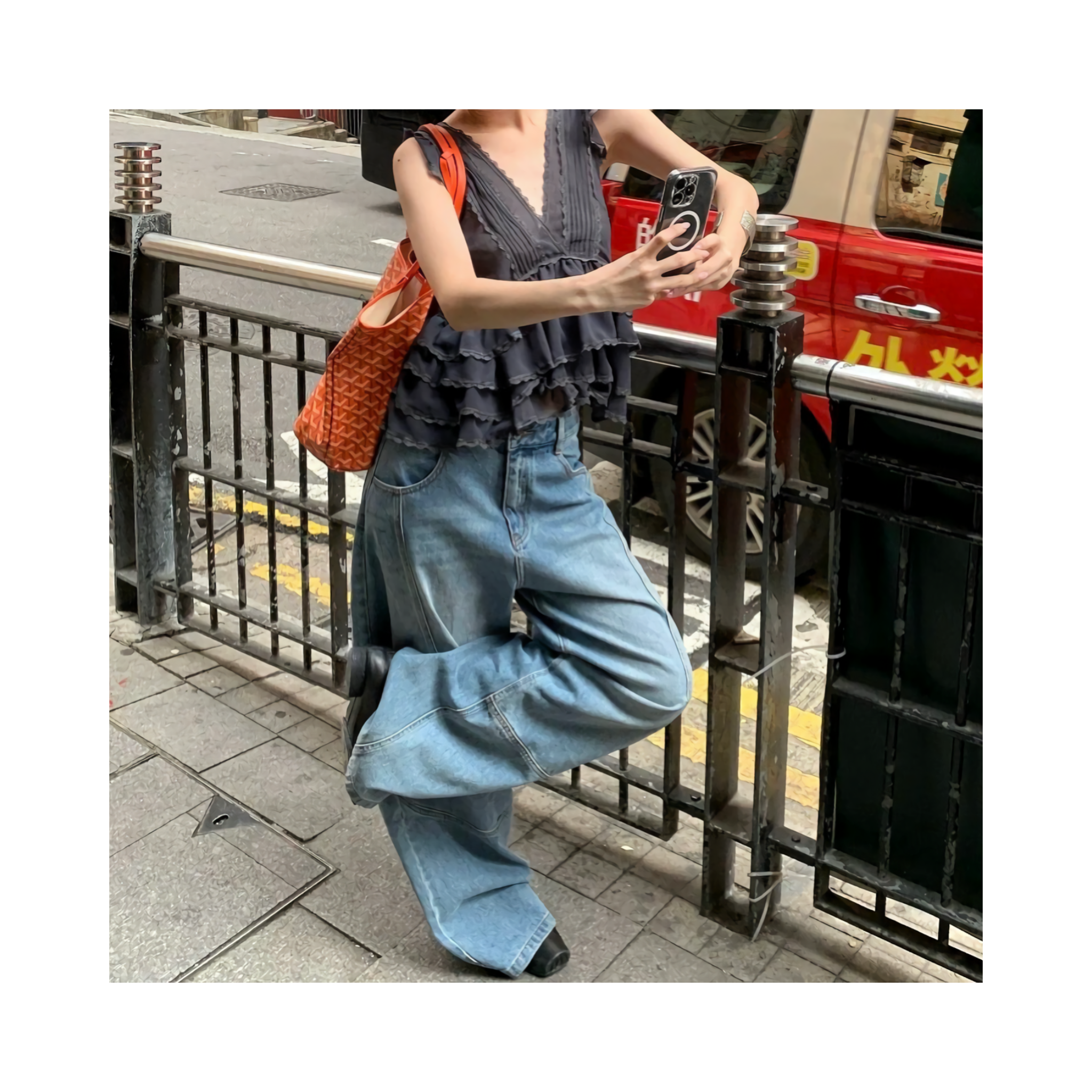 Tiered Ruffle blouse