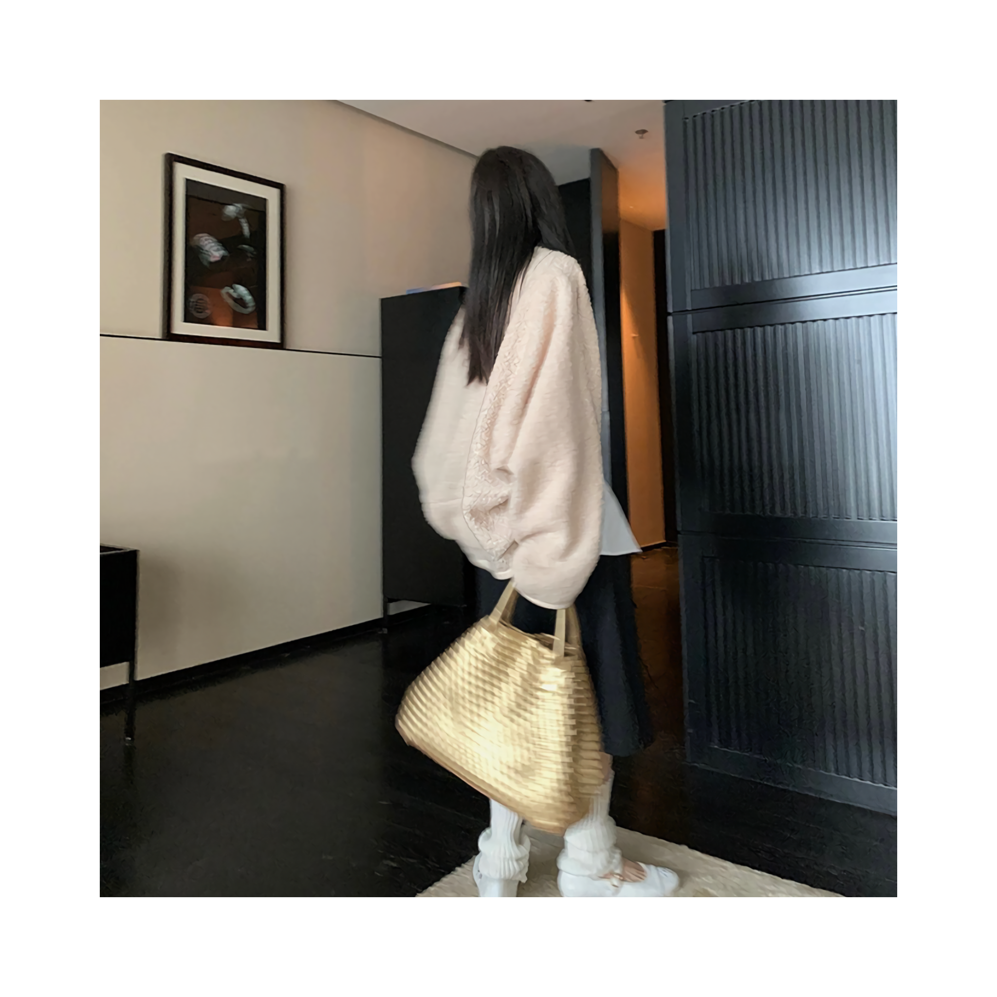 wool short outcardigan