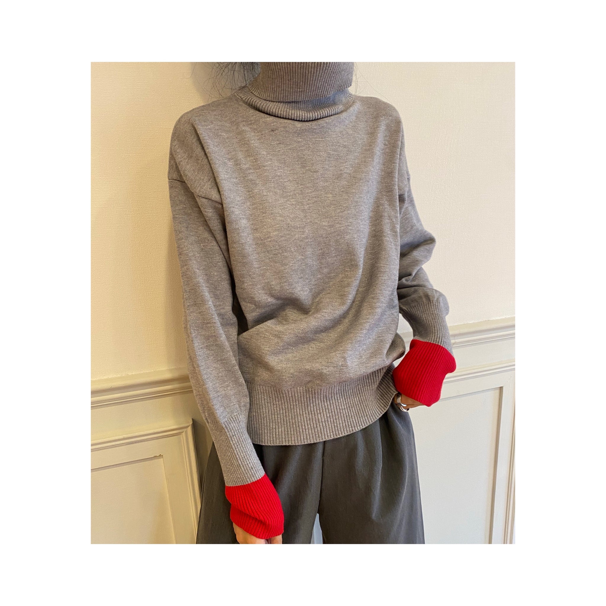 turtle pointcolorknit