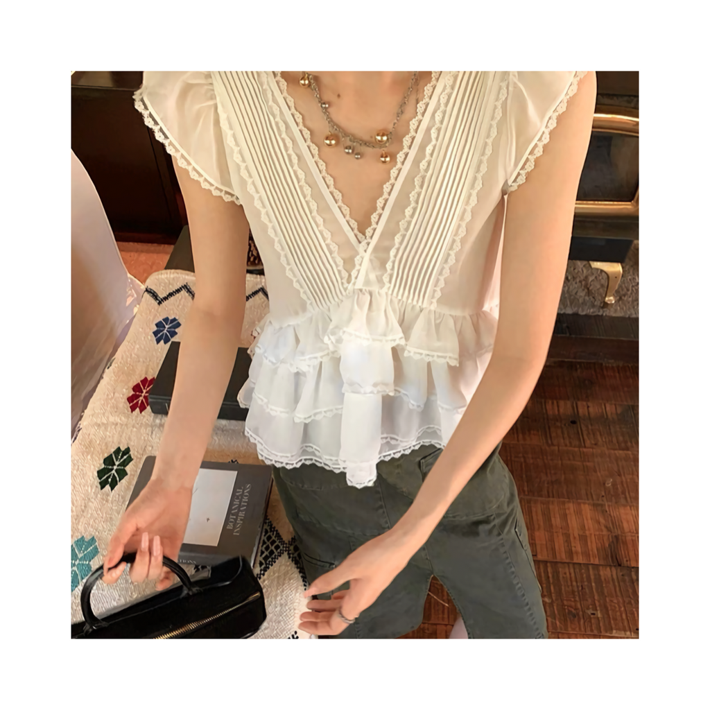 Tiered Ruffle blouse