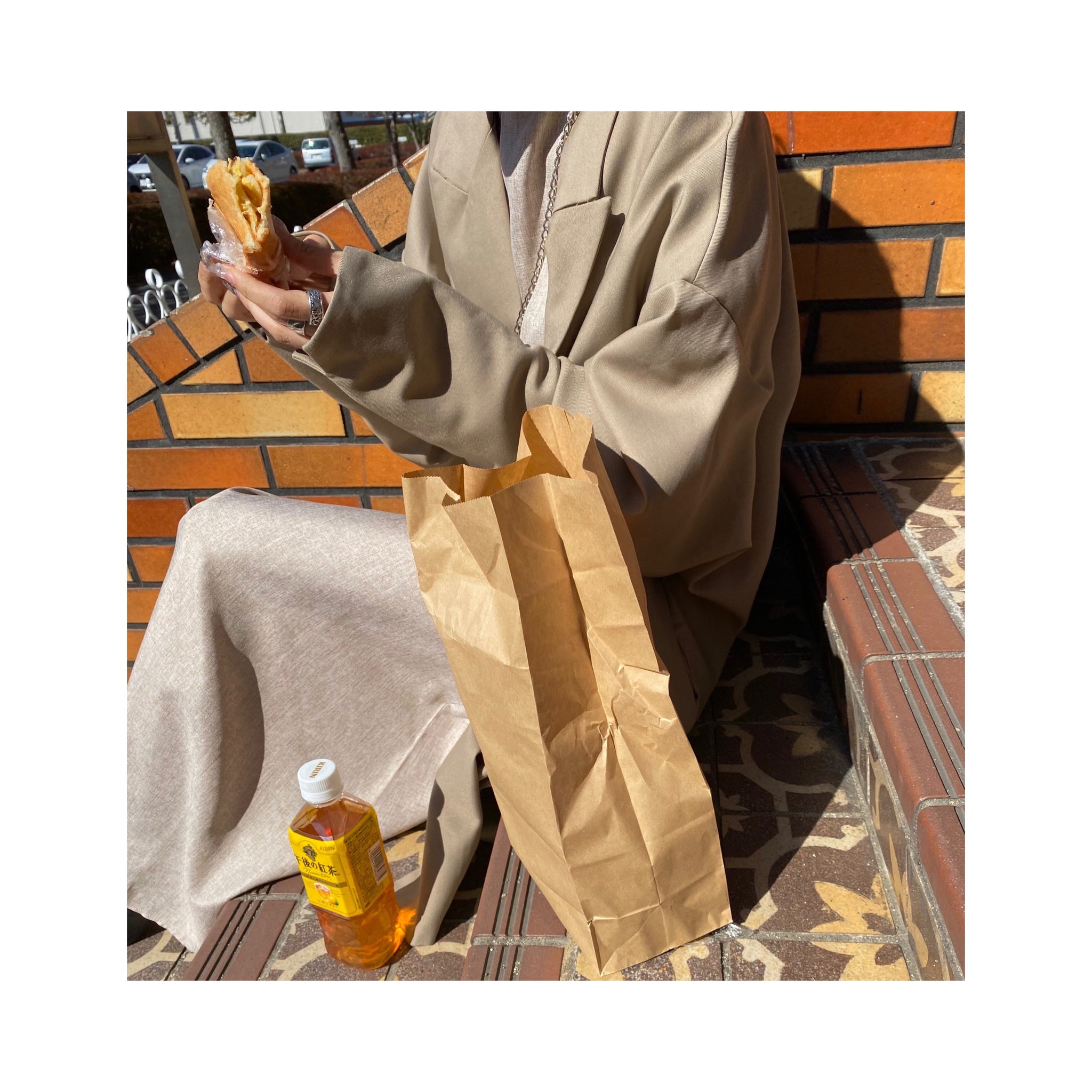 linen long ONE PIECE