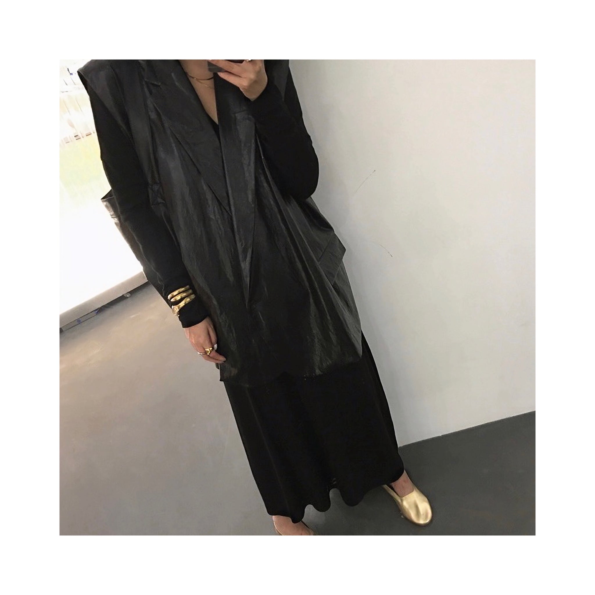 Vneck loose ONE PIECE