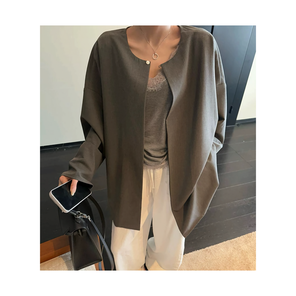 nocollar jacket