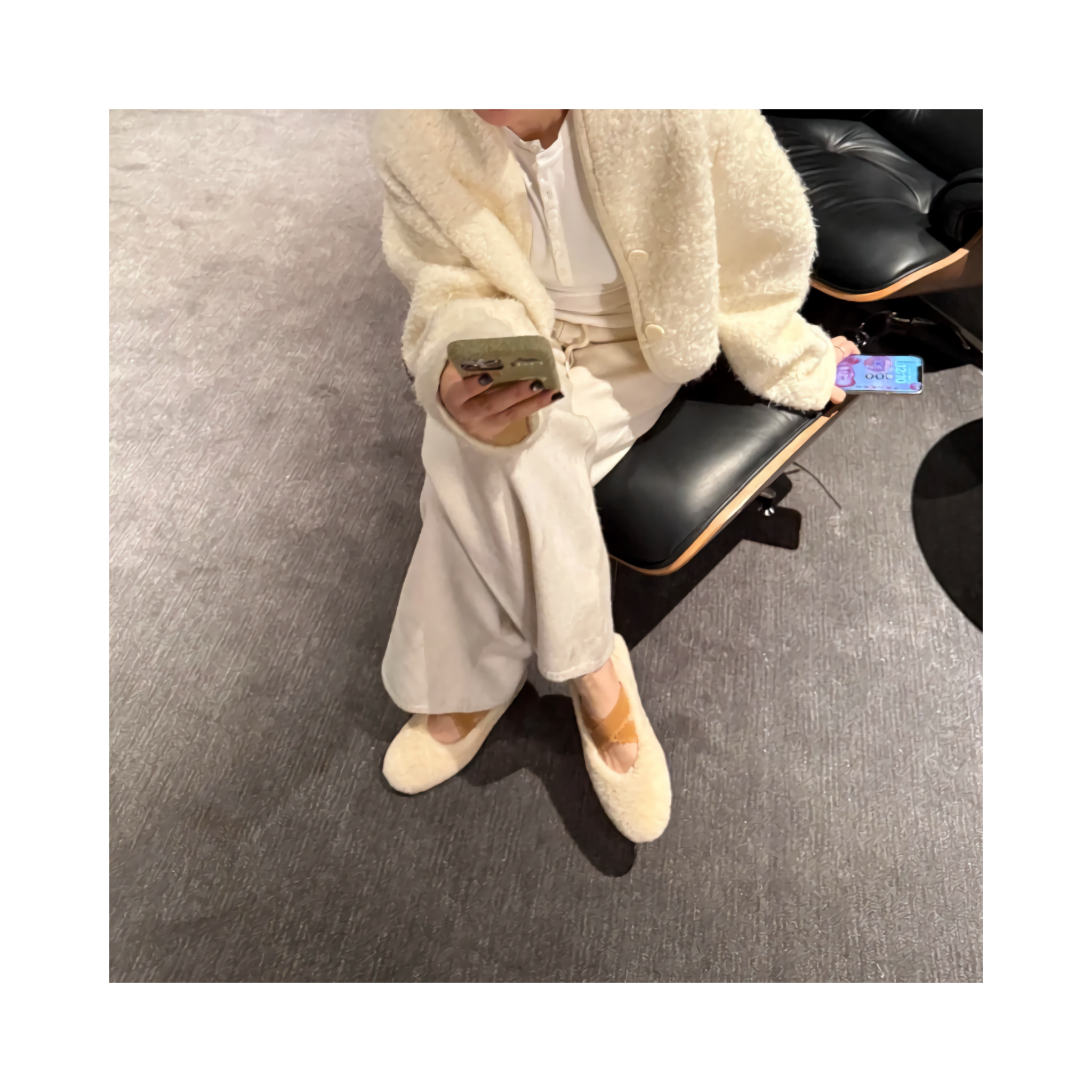 wool short outcardigan