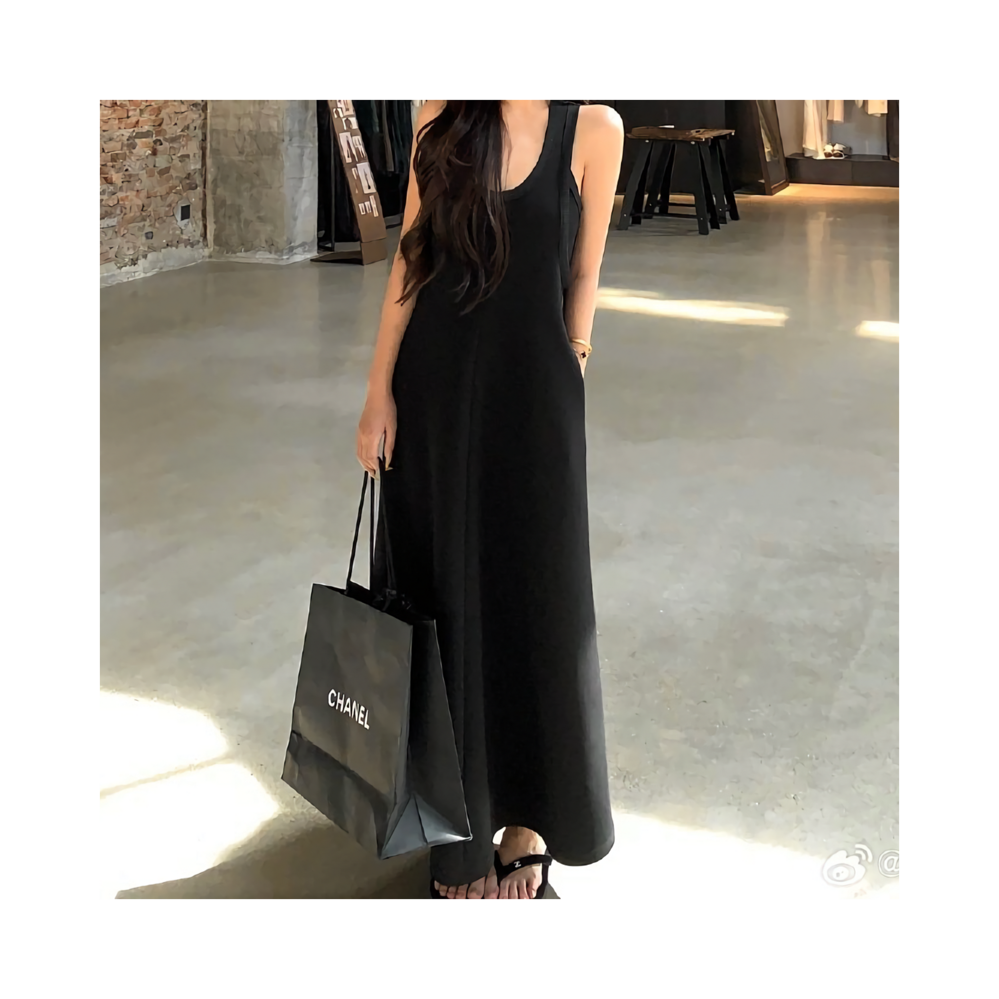 cotton long onepiece