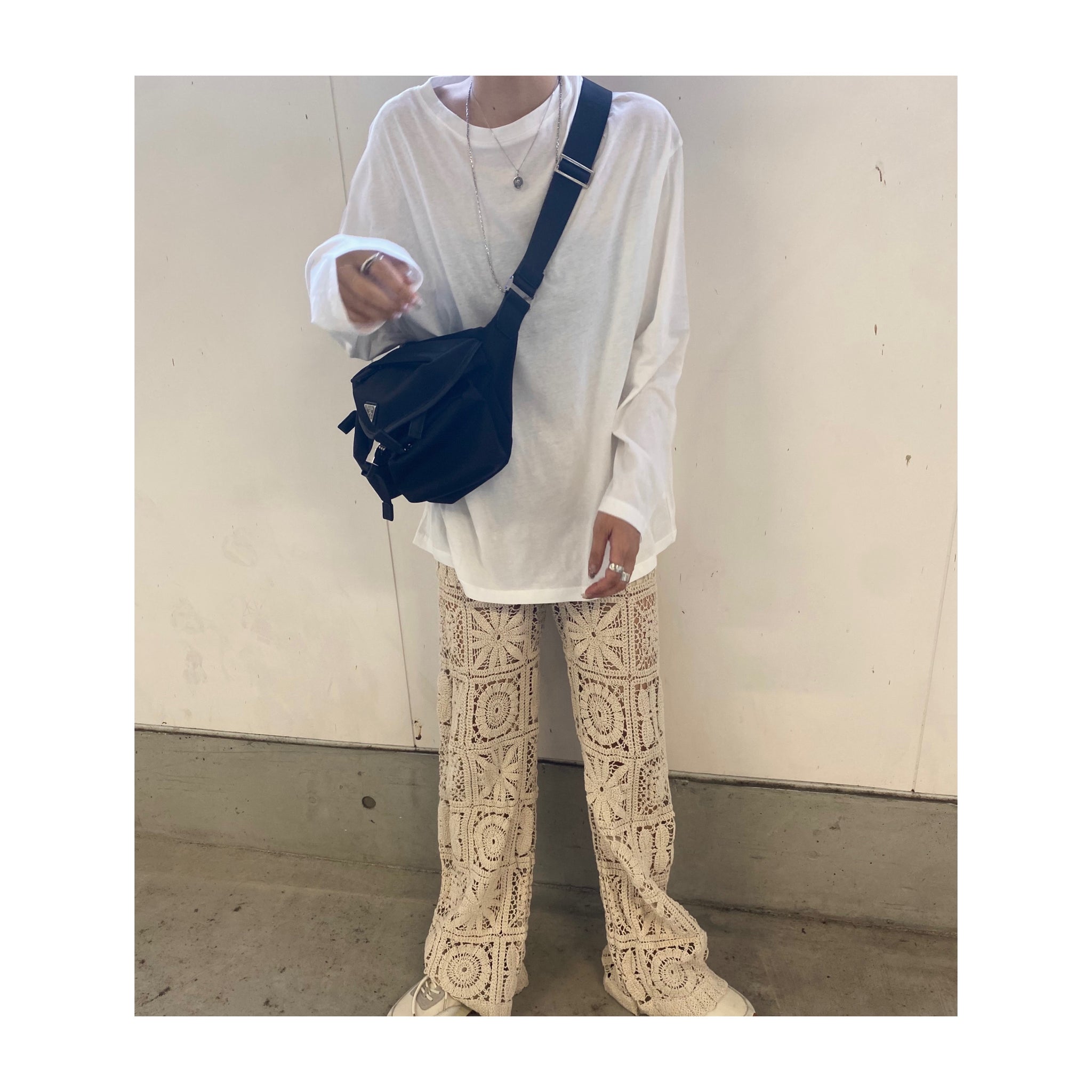 vintage flowernetpants