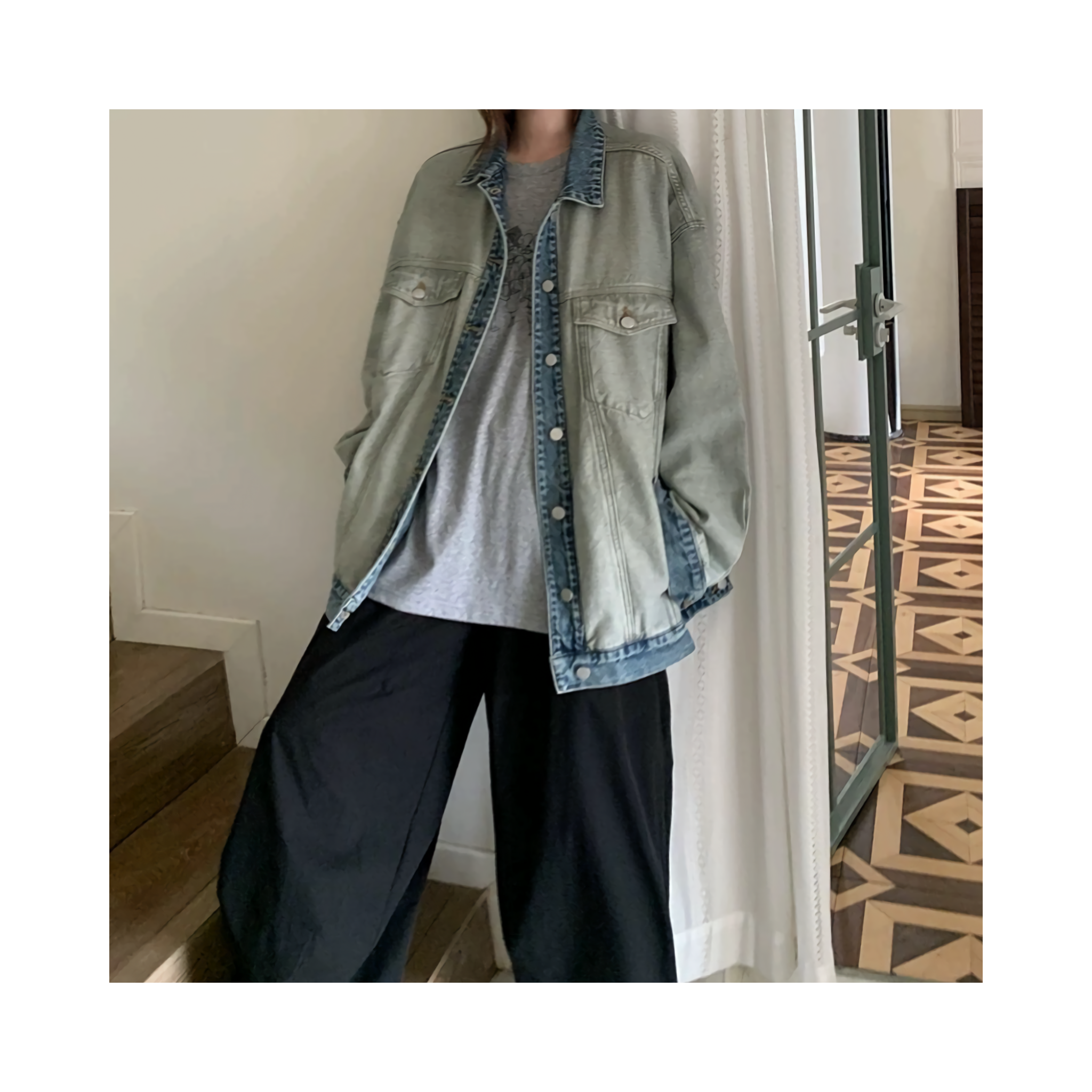 reversible denimjacket