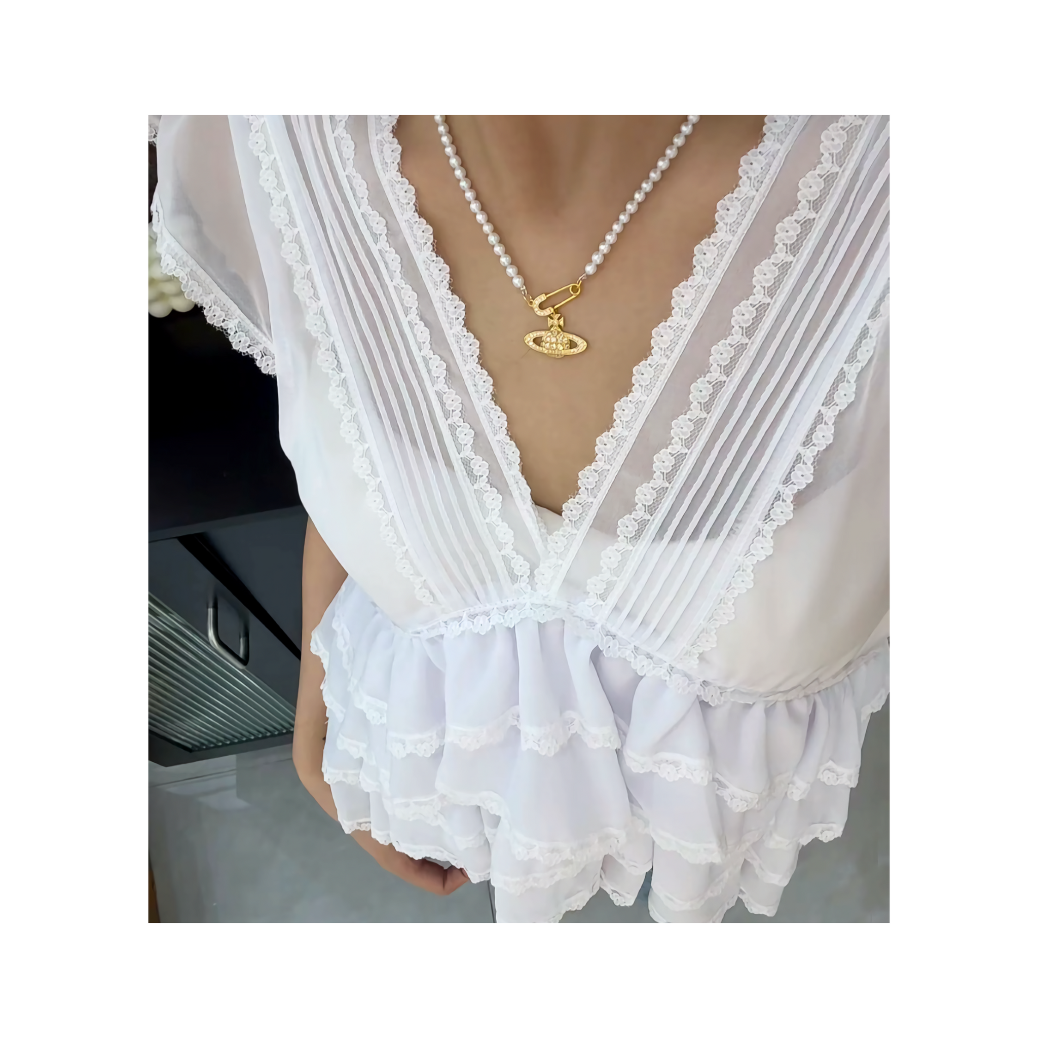 Tiered Ruffle blouse