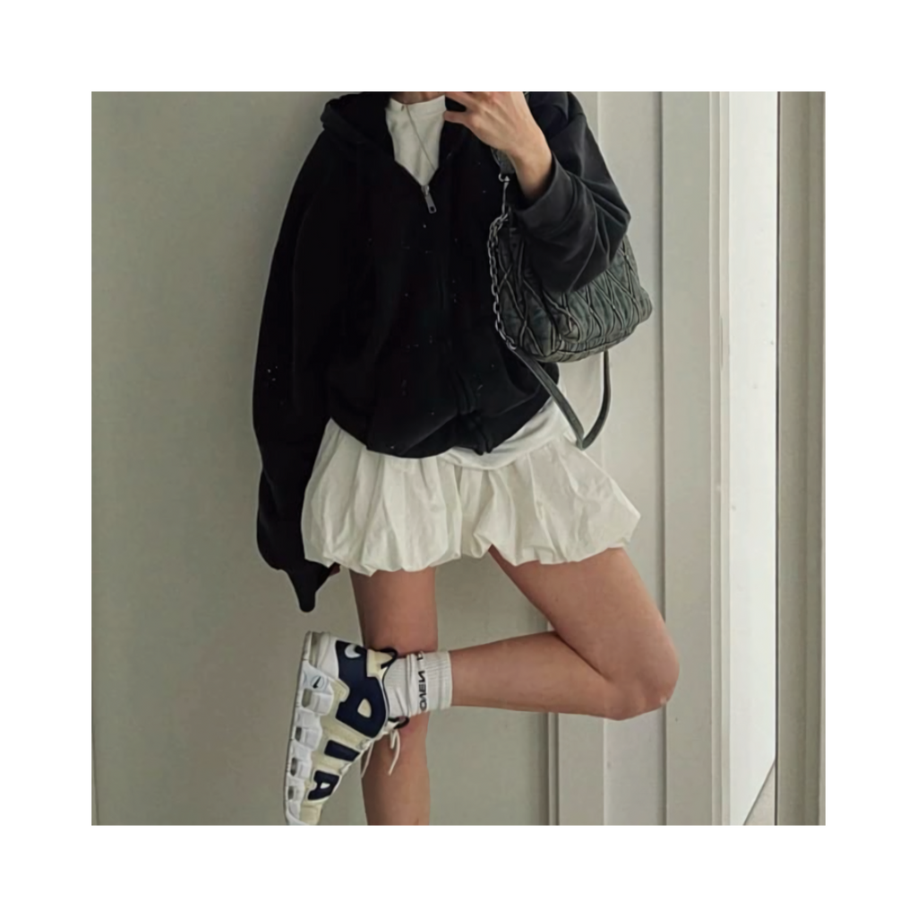 balloon miniskirt