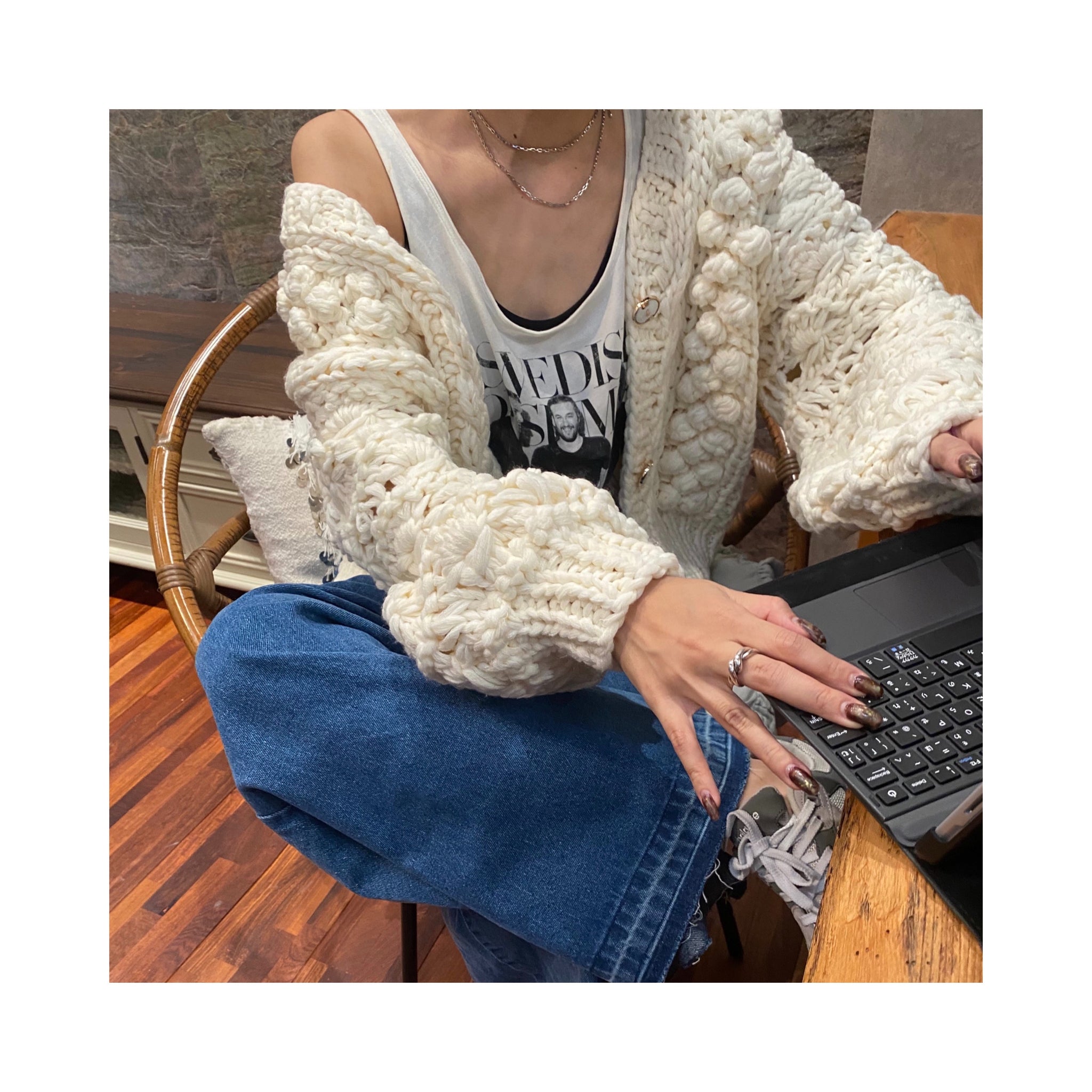 handmade cabcardigan