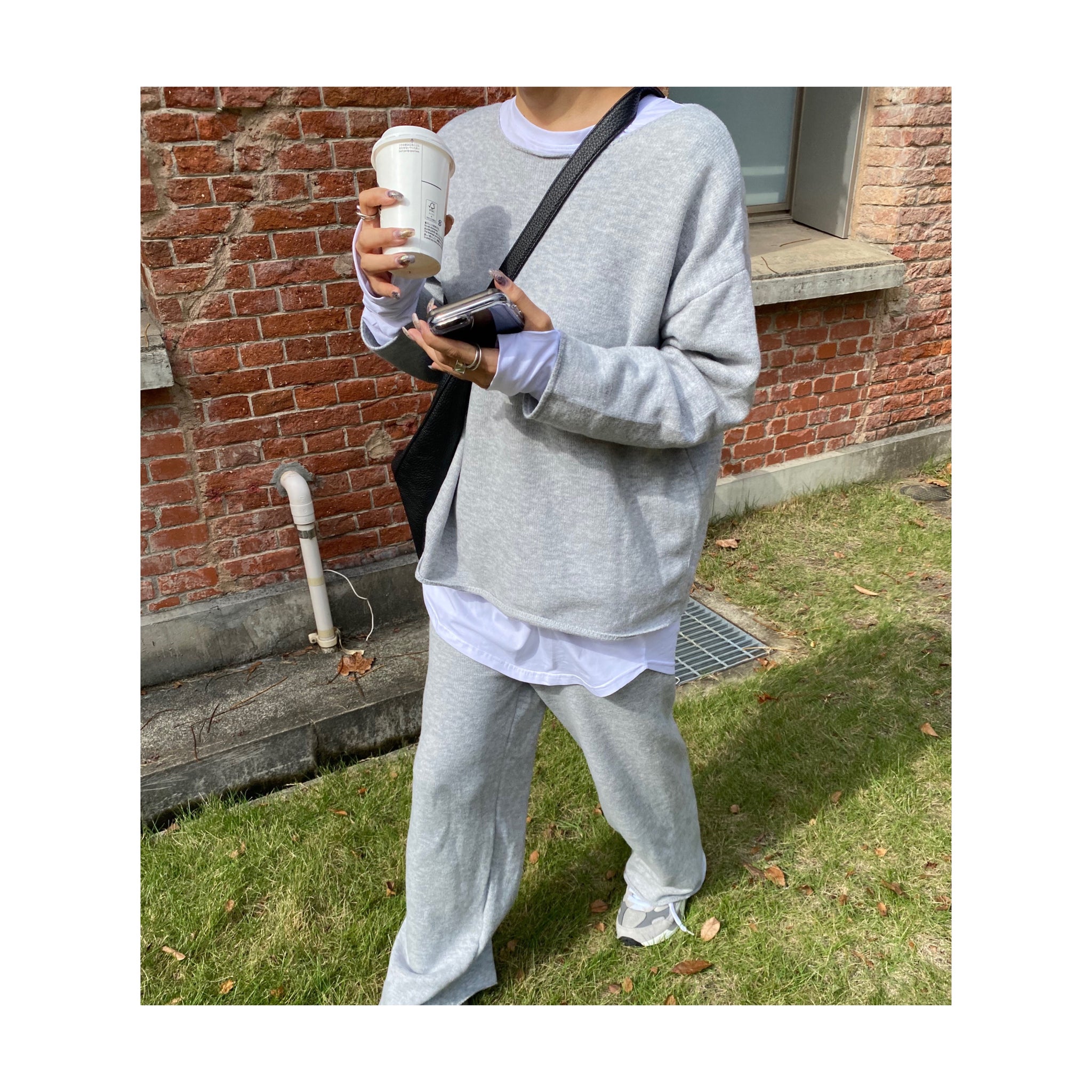 gray knitsetup